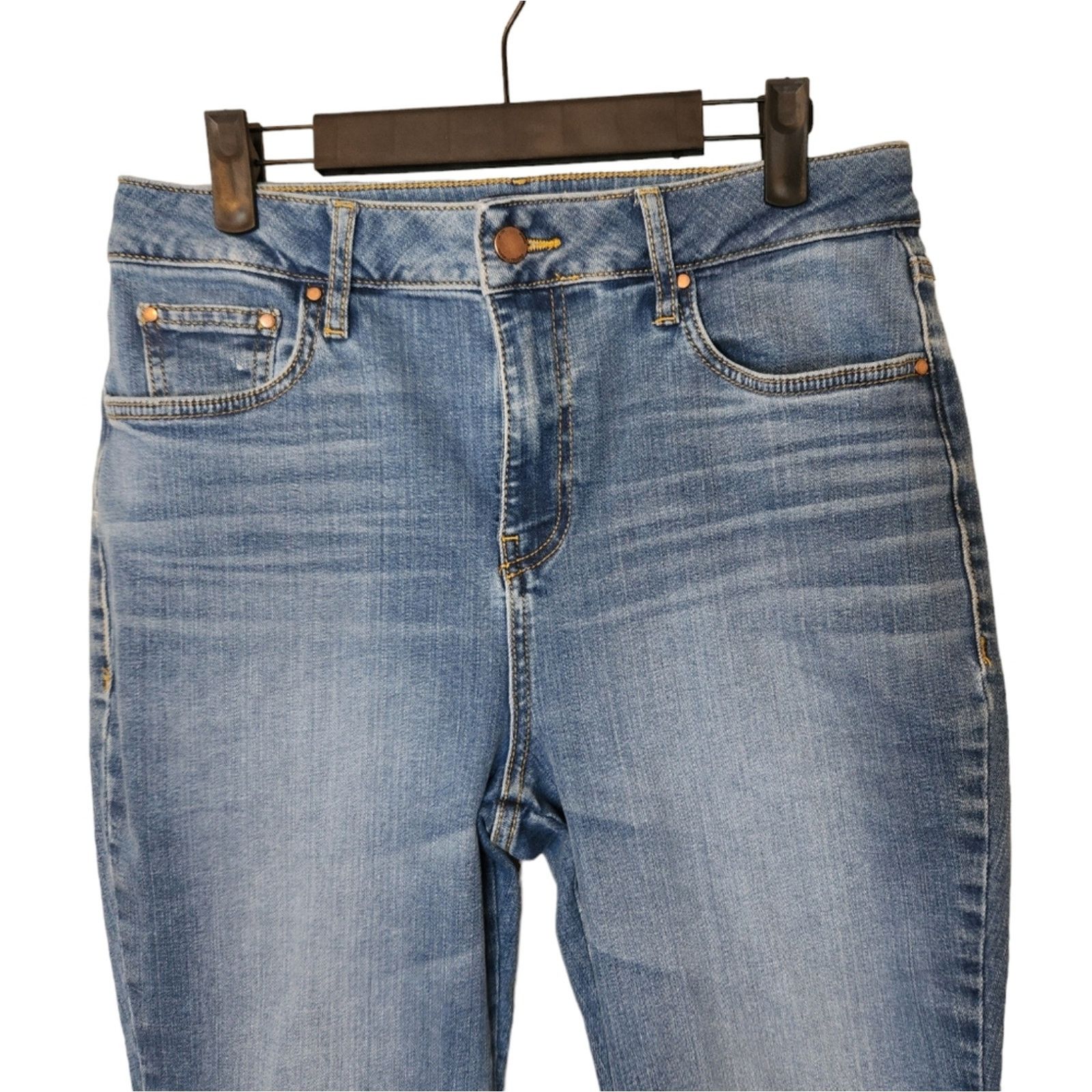 Boden Boden Fitted Cropped Flare Jeans 8 Size 30" / US 8 / IT 44 - 5 Thumbnail