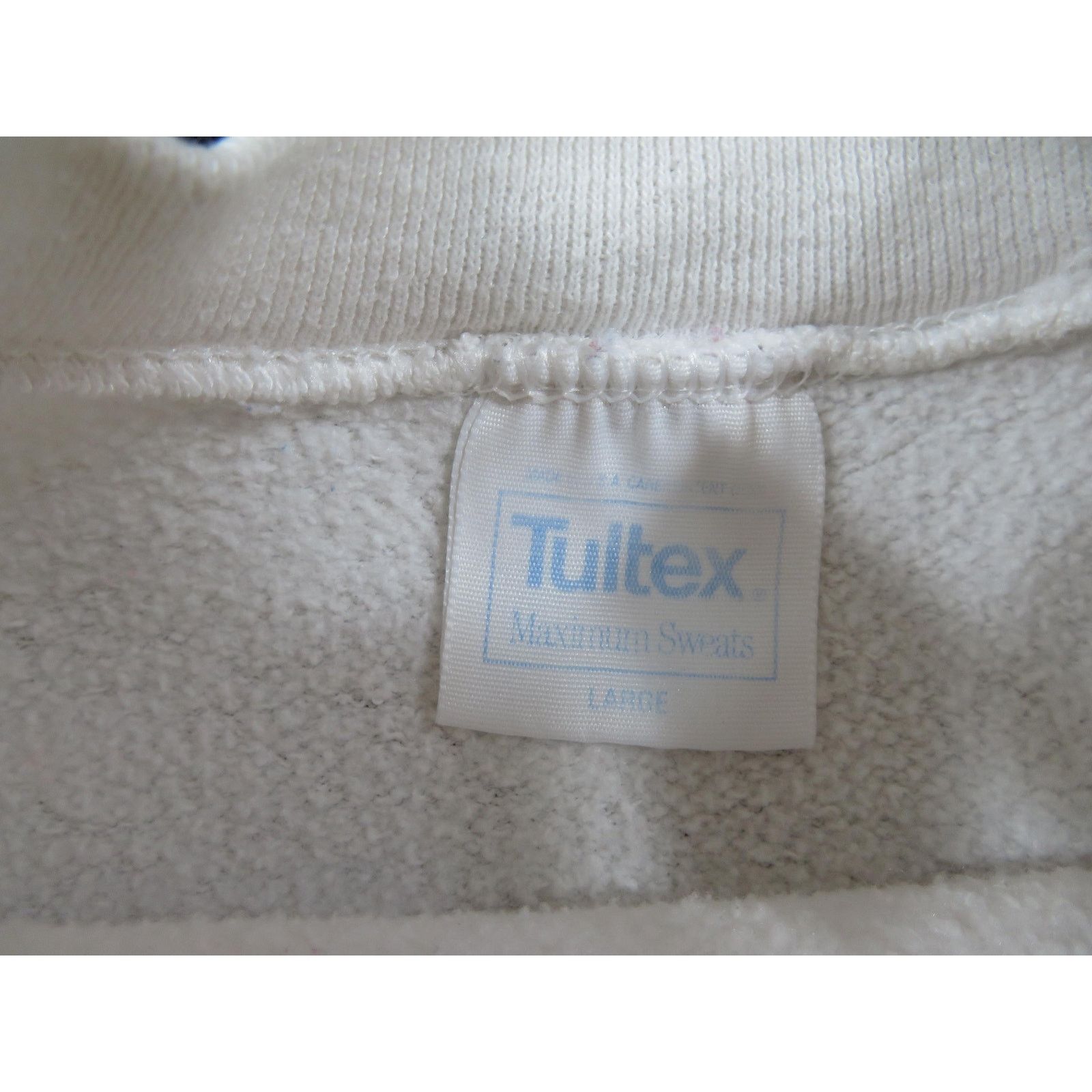 Tultex ALASKA Glacier Bay Sweatshirt Princess Cruise White M 1980s Size M / US 6-8 / IT 42-44 - 4 Thumbnail