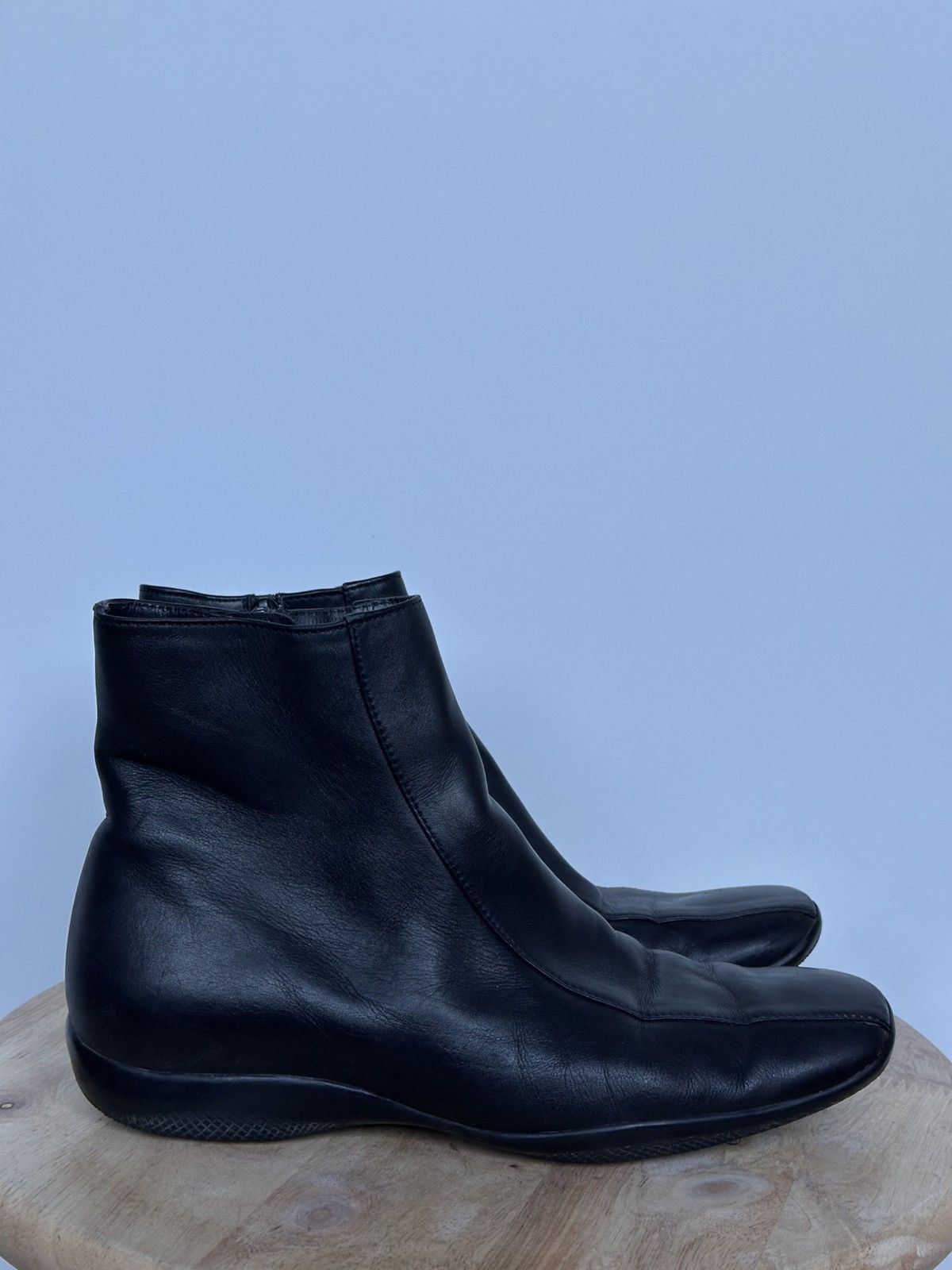 Prada Prada leather ankle boots vintage Size US 6.5 / IT 36.5 - 4 Thumbnail