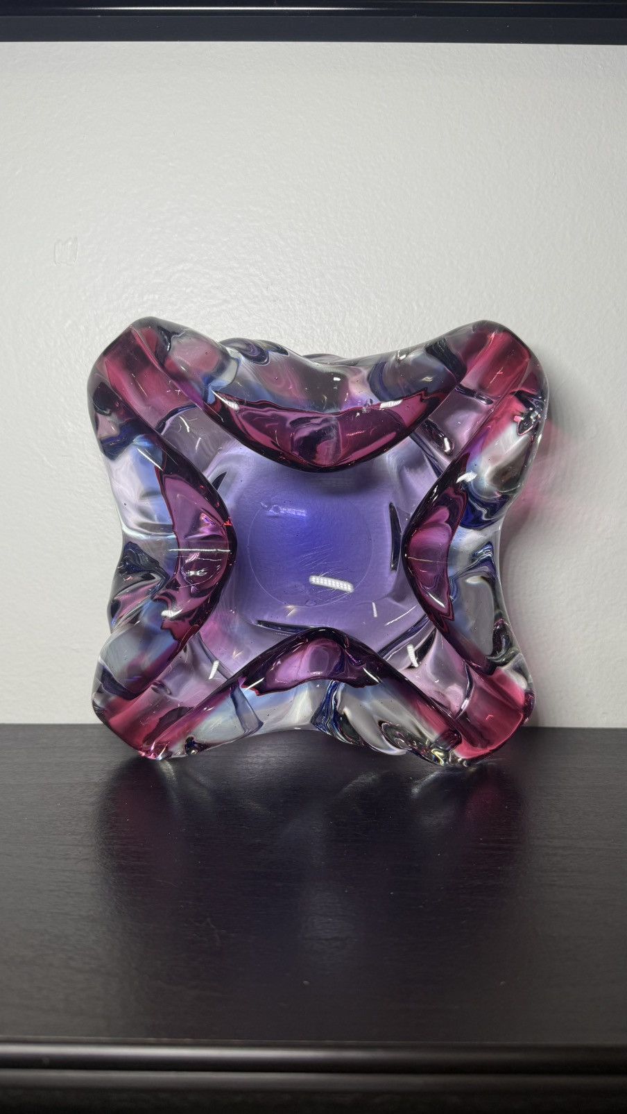 Other Vintage 1990s Glass Ashtray Art Decor MCM Mid Century Murano Size ONE SIZE - 1 Thumbnail