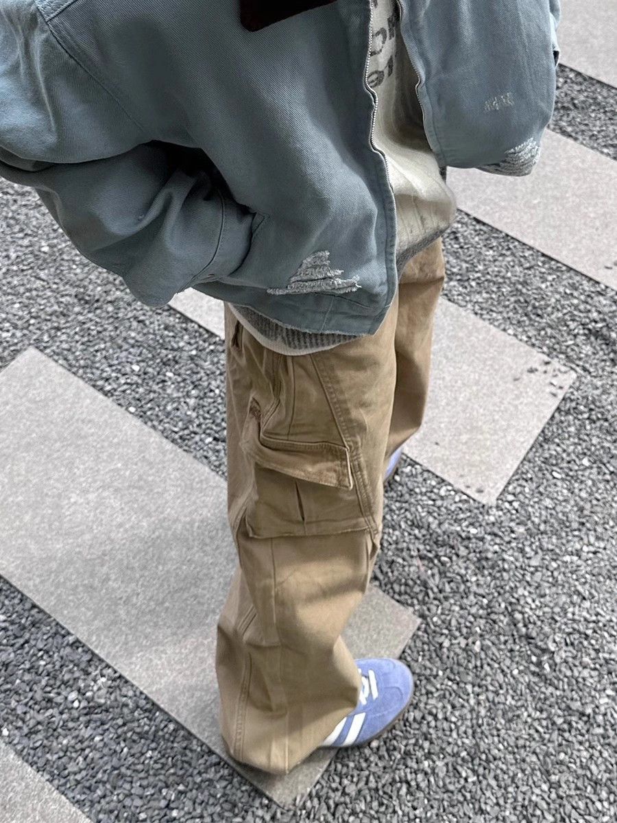 Japanese Brand × Jean Loose straight leg multi pocket jeans Size US 32 / EU 48 - 3 Thumbnail