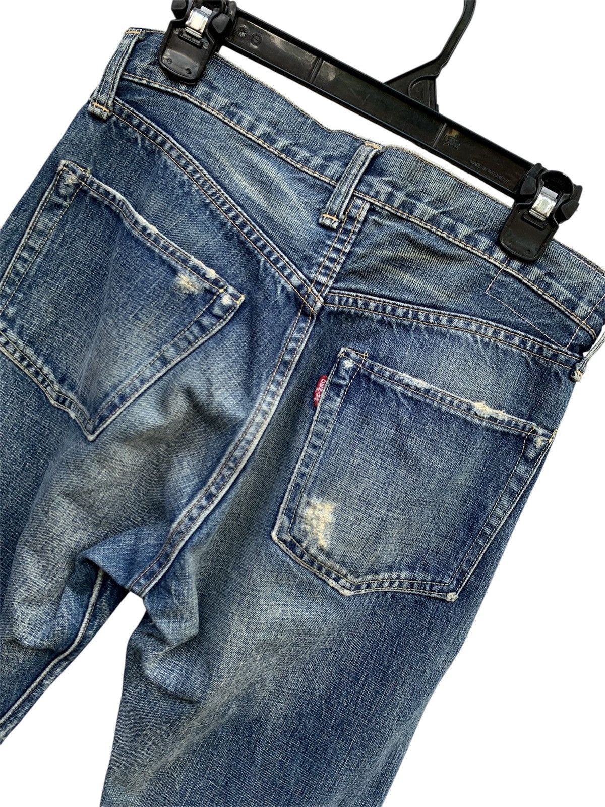 Japanese Brand Denime japan distressed selvedge denim Size US 30 / EU 46 - 5 Thumbnail