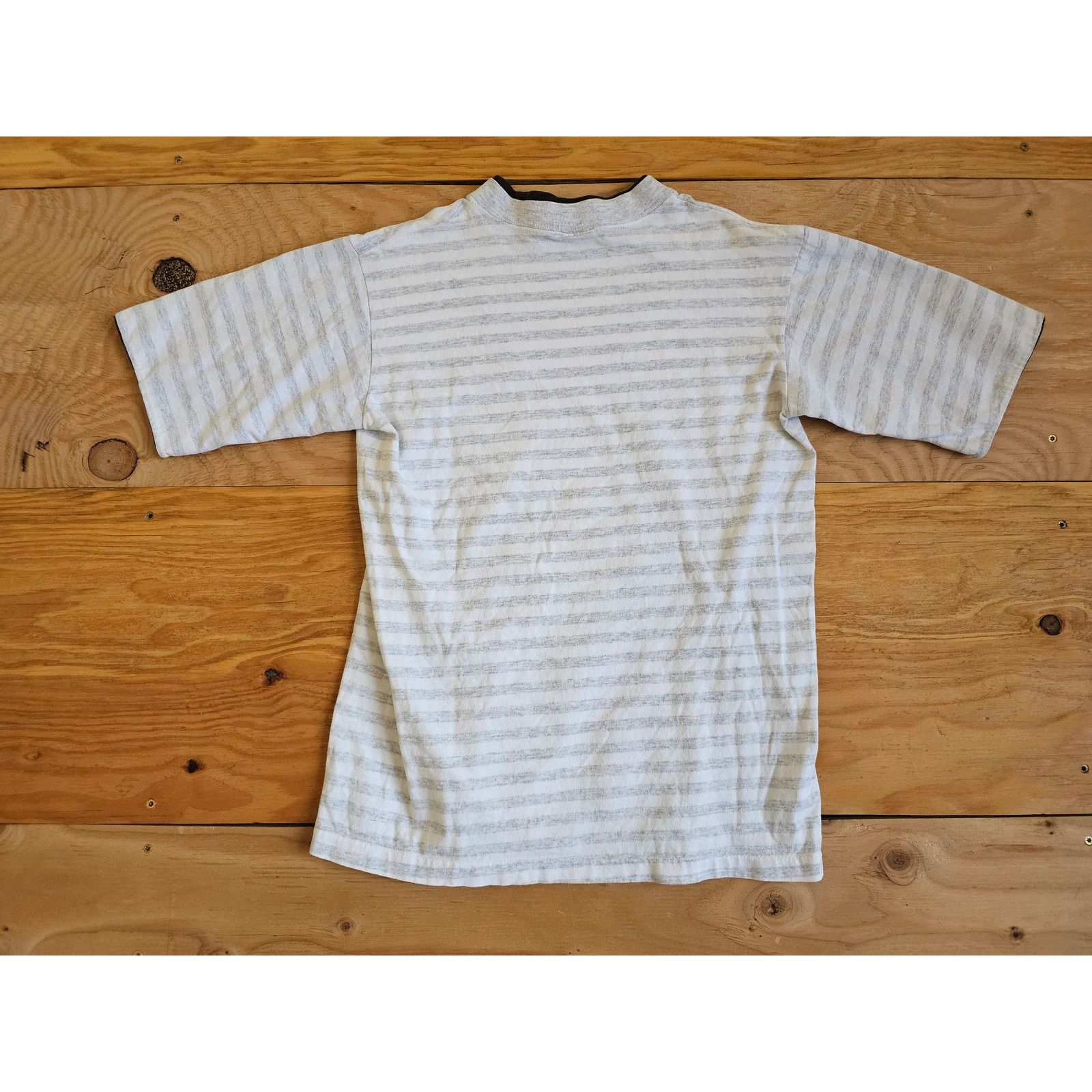 Other Colorado Hummingbird Flower T-Shirt Striped Gray Sz M 1990s Size US M / EU 48-50 / 2 - 2 Thumbnail