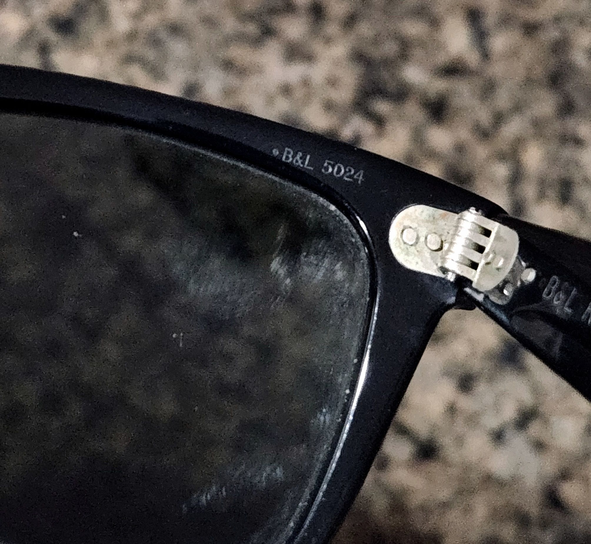 RayBan RAY-BAN L2009 PTAS SHINY BLACK SUNGLASSES WAYFARER USA B&L Size ONE SIZE - 15 Thumbnail
