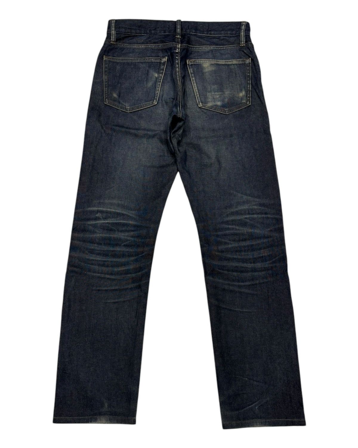 Undercover × Uniqlo 🔥VINTAGE UNIQLO TAPERED JEANS DISTRESSED DENIM Size US 30 / EU 46 - 2 Thumbnail