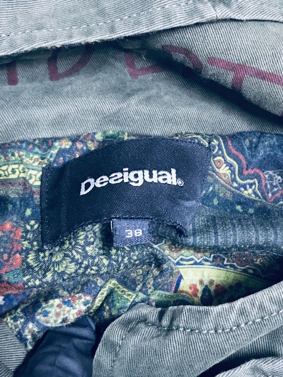 Desigual Desigual Hoodie Light Jacket Size XS / US 0-2 / IT 36-38 - 14 Thumbnail