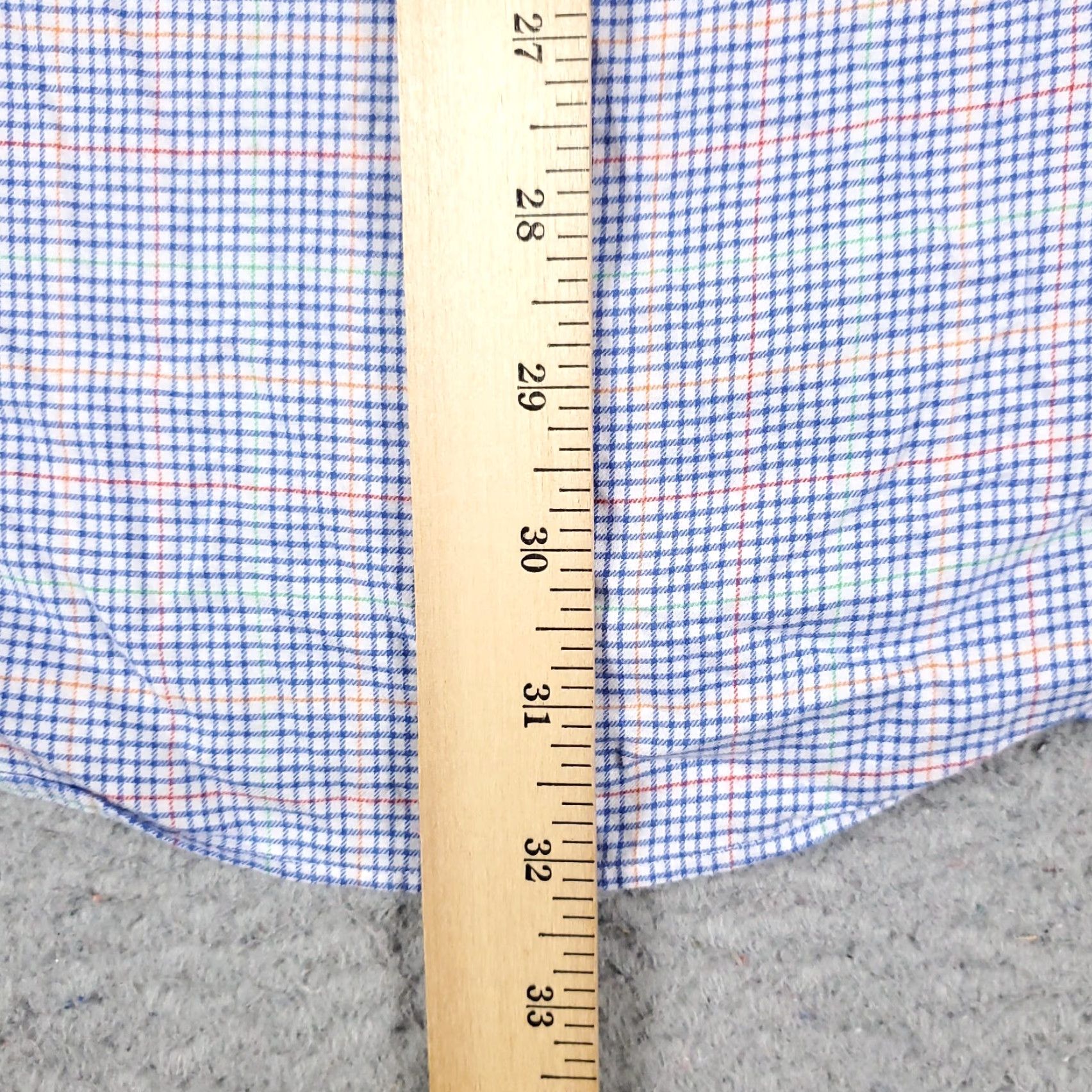 Ralph Lauren Ralph Lauren Shirt Mens XL Blue Plaid Button-Up Long Sleeve Casual Classic Preppy Logo Button-Down Neck Collared -/- Size US XL / EU 56 / 4 - 5 Thumbnail