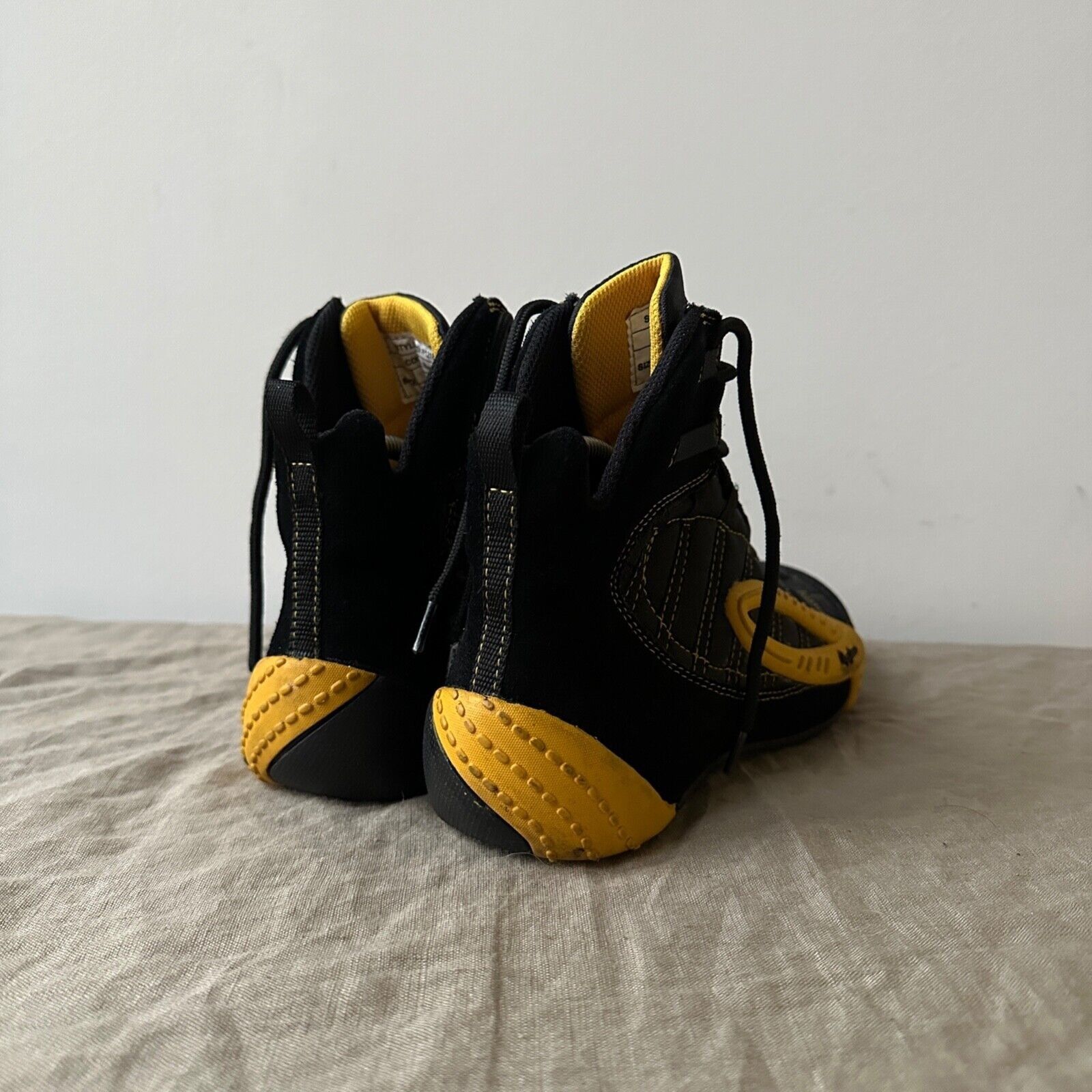 Pepe Jeans Pepe Jeans Vtg Y2K Racing Boxing High Top Sneakers 8352AC Size US 8 / IT 38 - 4 Thumbnail