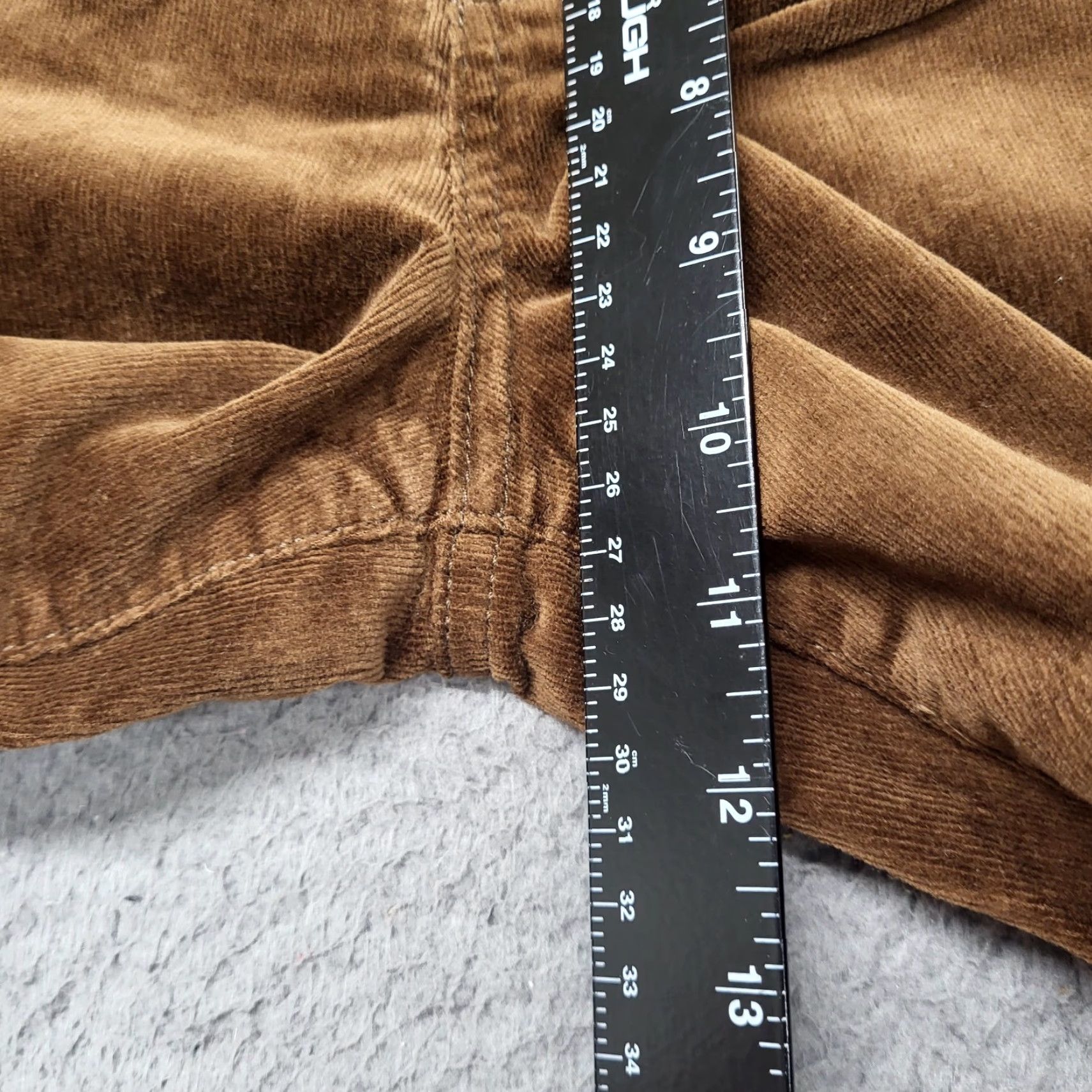 Vintage Well Worn Pants Women’s 10/30 Brown Corduroy High Rise Jeans Shirt? Size 32" / US 10 / IT 46 - 7 Thumbnail