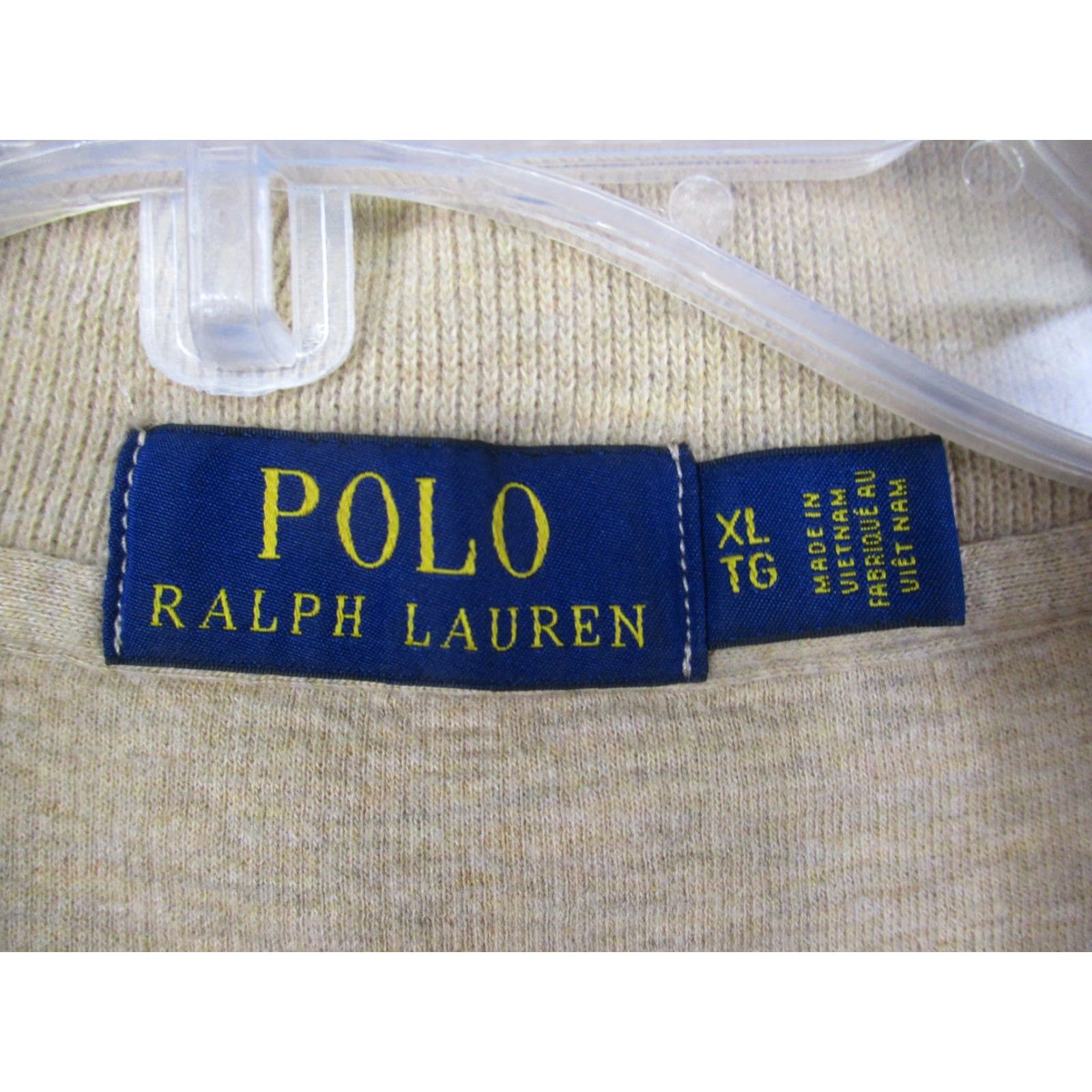 Polo Ralph Lauren Polo Ralph Lauren Sweater Mens XL Half Zip Pullover Green Pony Classic Beige Mock Neck Knit Solid 1/4 Zip cotton Golf Casual Vintage No Girls? Size US XL / EU 56 / 4 - 4 Thumbnail
