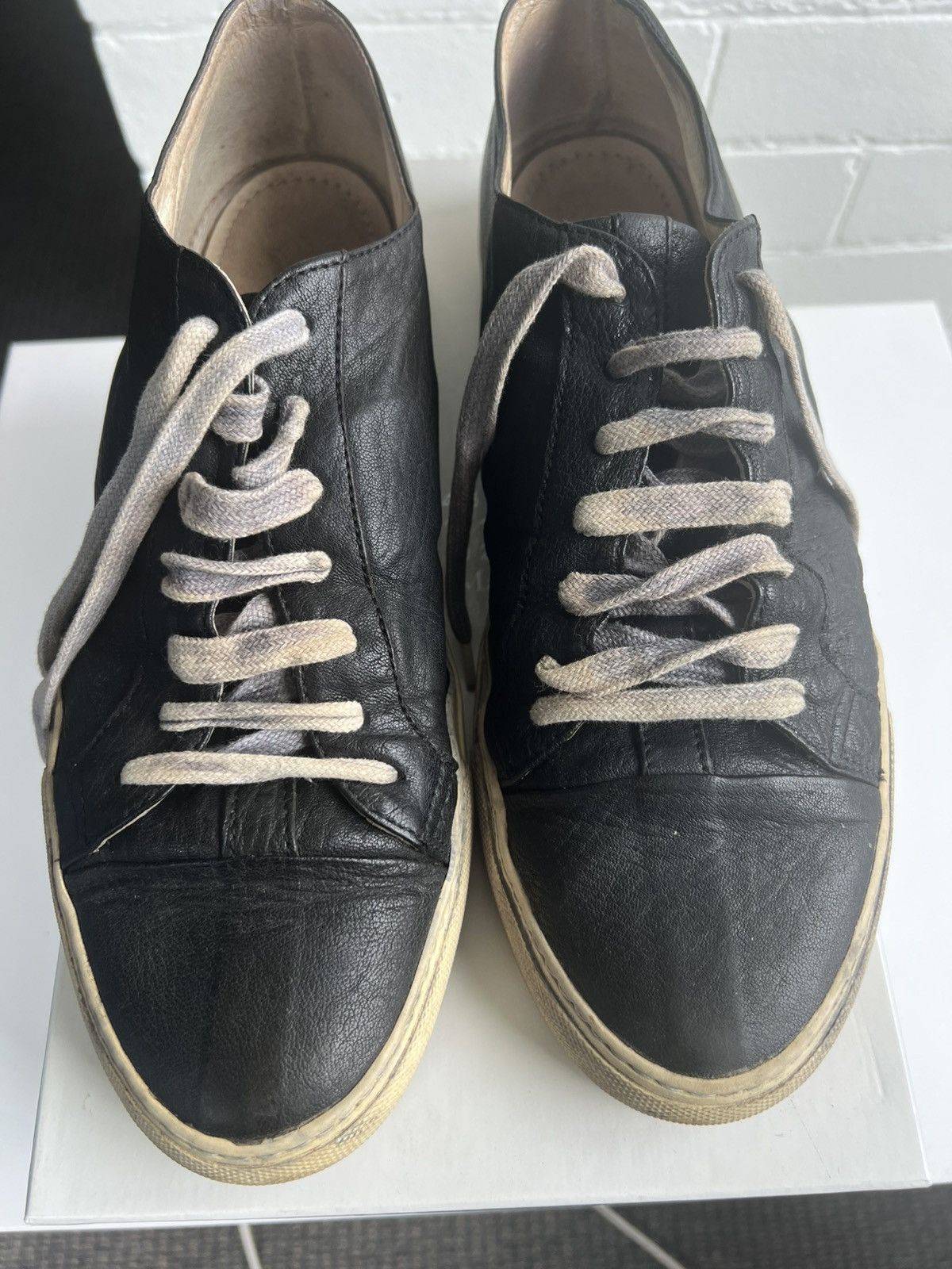 Yohji Yamamoto Yohji distressed trainer Size US 11 / EU 44 - 2 Thumbnail