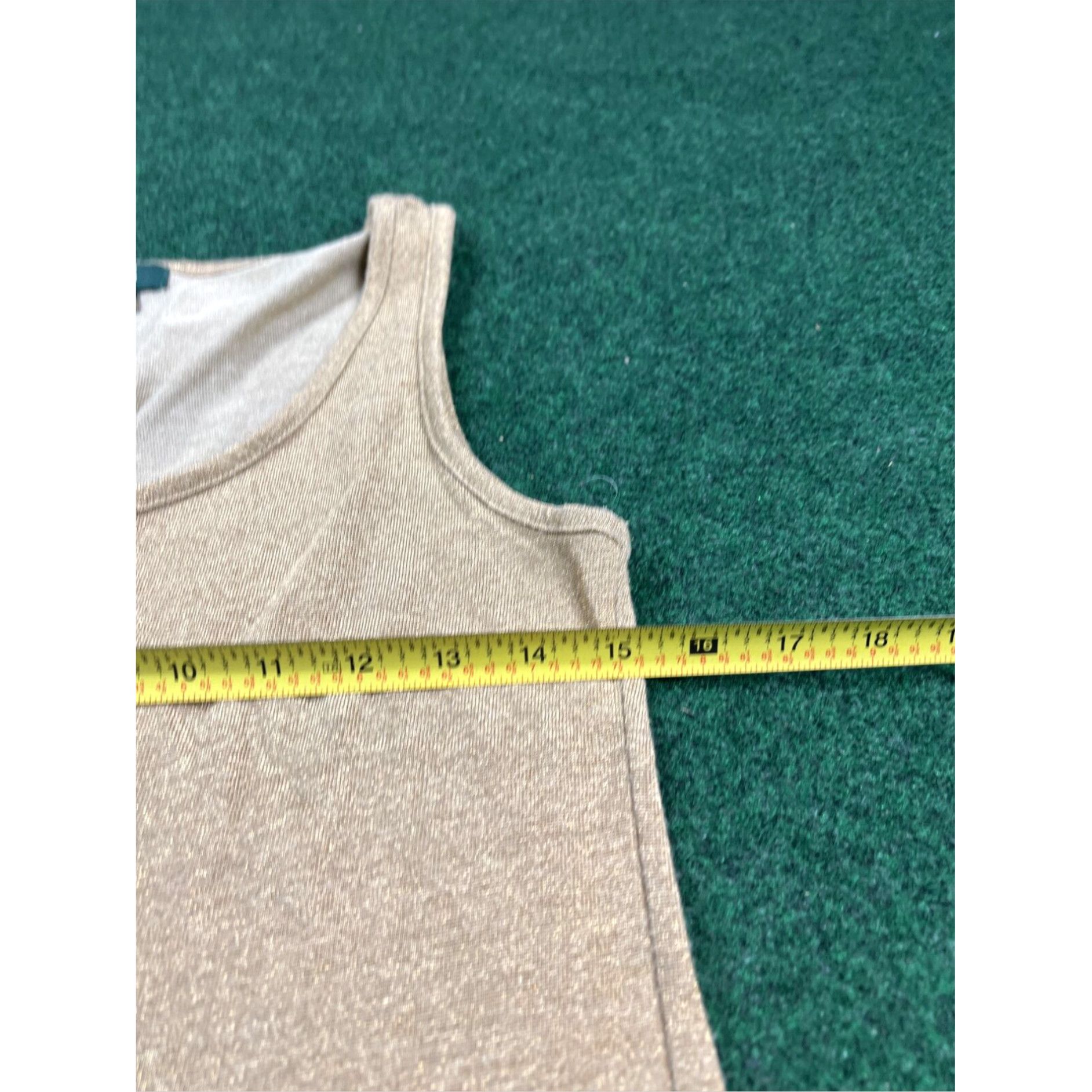 Ralph Lauren Lauren Ralph Lauren Tank Shirt PS Women Gold Rayon Metallic Petite Small Shiny Size S / US 4 / IT 40 - 5 Thumbnail