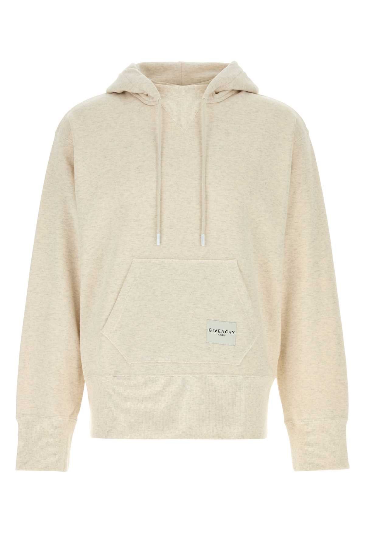 Givenchy Melange Cream Cotton Sweatshirt Size US M / EU 48-50 / 2 - 1 Thumbnail