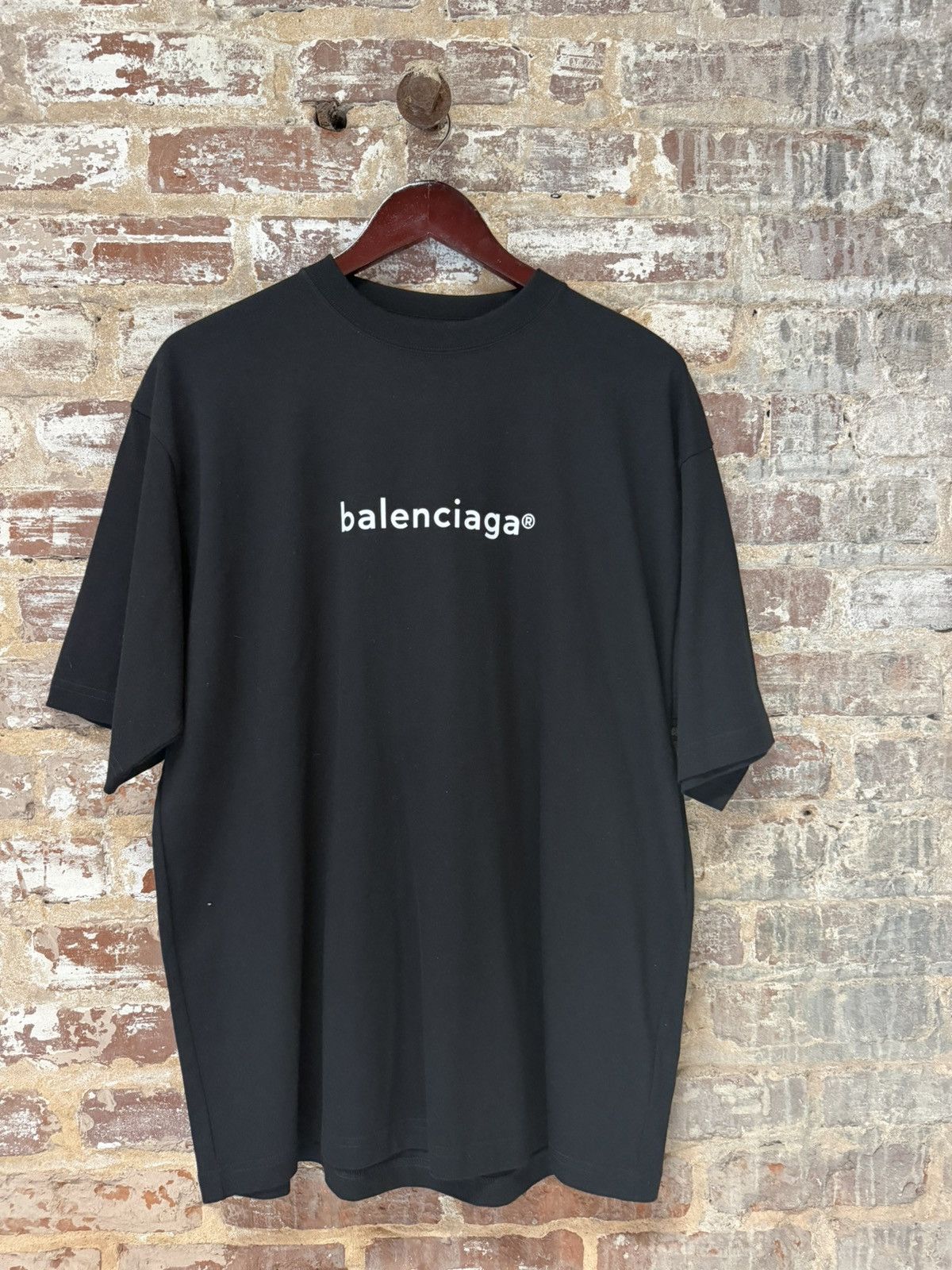 Balenciaga Balenciaga Black Tee Size US XL / EU 56 / 4 - 1 Thumbnail