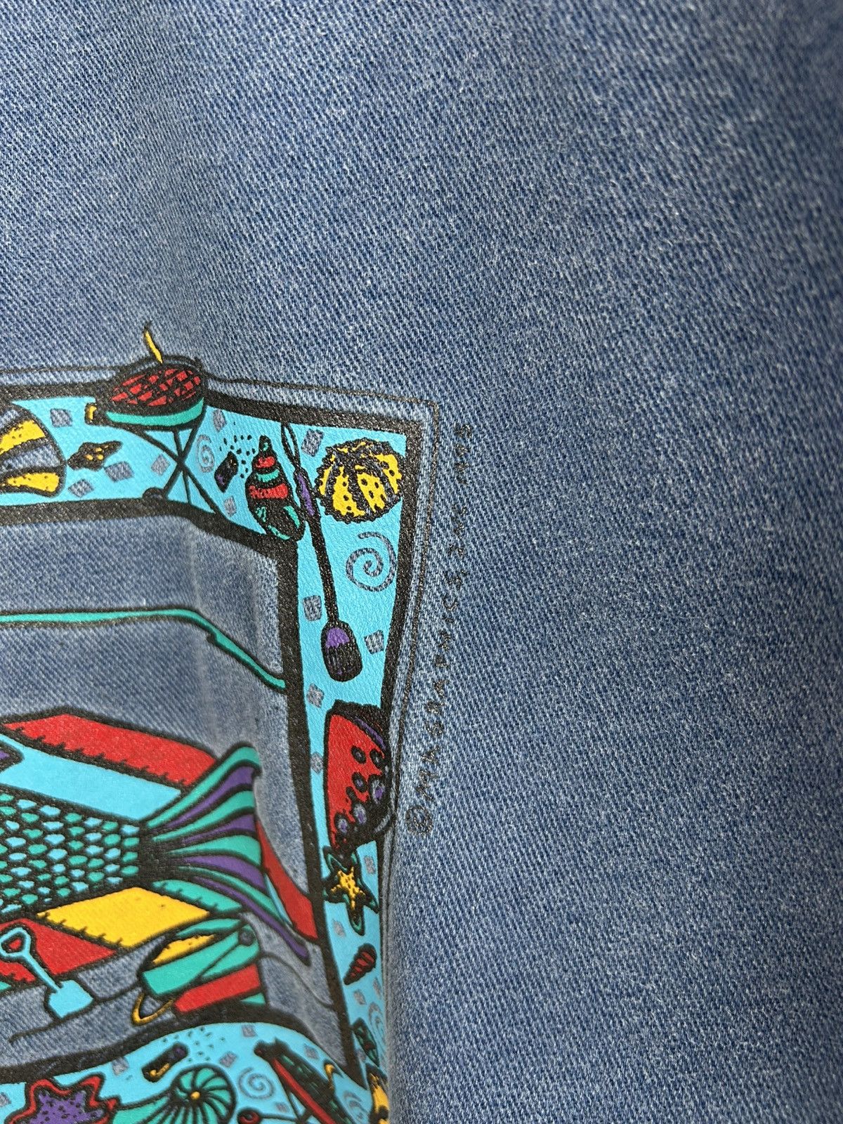 Habitat × Vintage × Wek Vintage Wek Fish Bake Sweatshirt Size US L / EU 52-54 / 3 - 4 Thumbnail