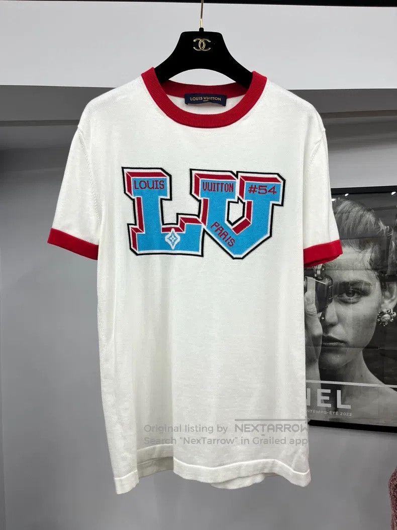 Louis Vuitton Louis Vuitton Color-block large logo knitted short sleeve Size US S / EU 44-46 / 1 - 1 Thumbnail