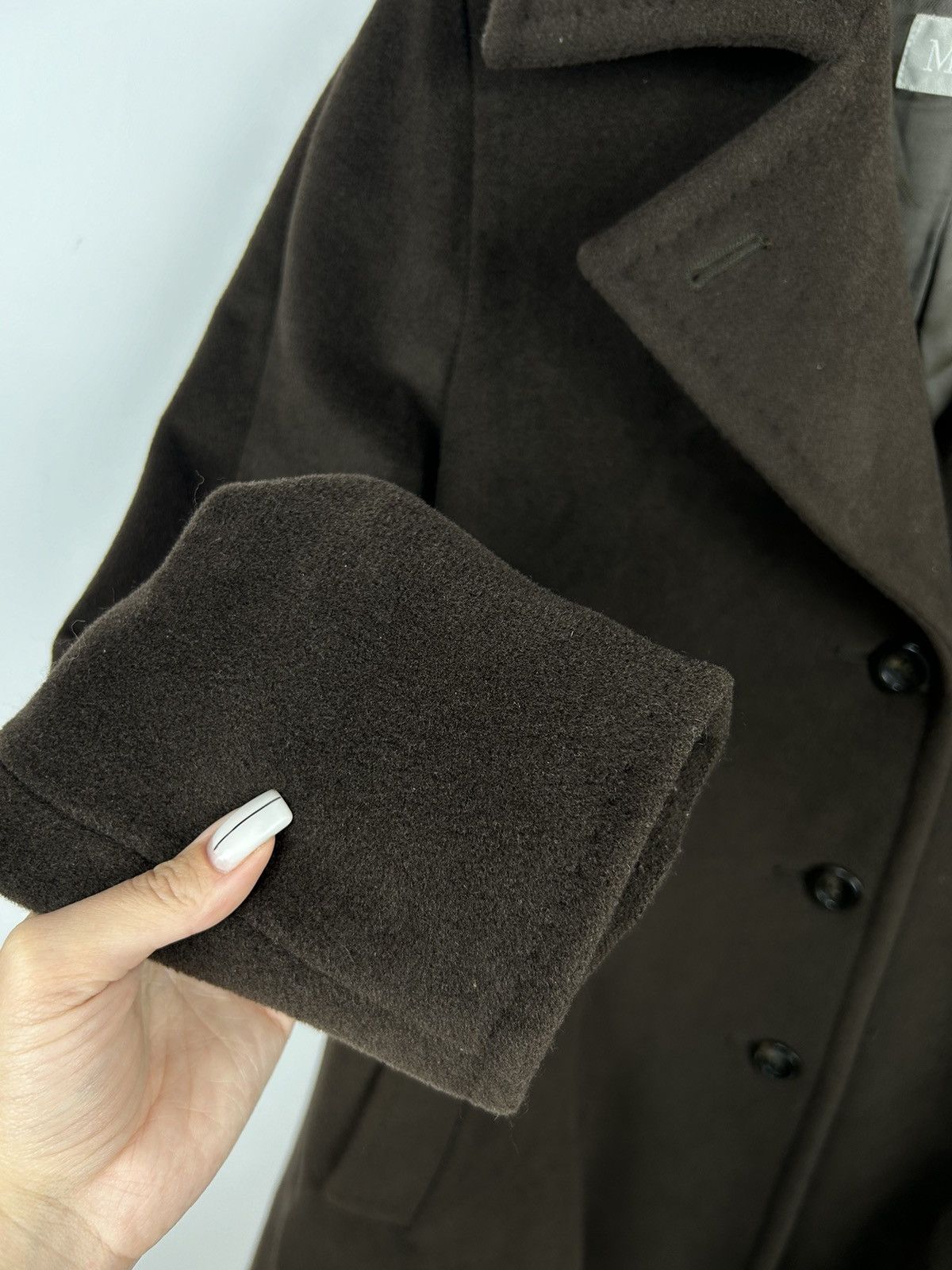 Max Mara Max Mara Lana Virgin Wool Coat Avant Garde Women’s Size 14 Size L / US 10 / IT 46 - 5 Thumbnail