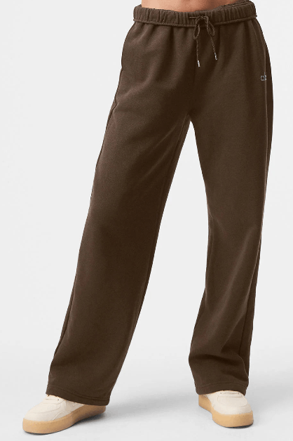 Alo ALO 'Accolade' Espresso Straight Leg Sweatpants Size US 32 / EU 48 - 1 Preview