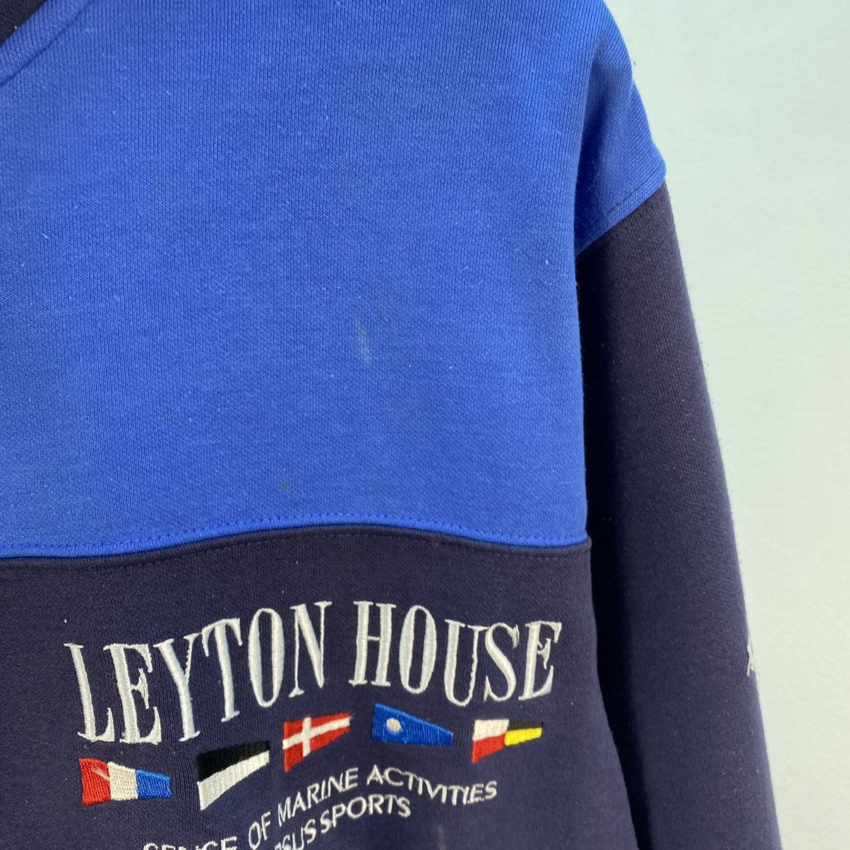 Formula 1 🔥Vintage Leyton House Multicolor Hoodie Pullover Size US M / EU 48-50 / 2 - 4 Thumbnail