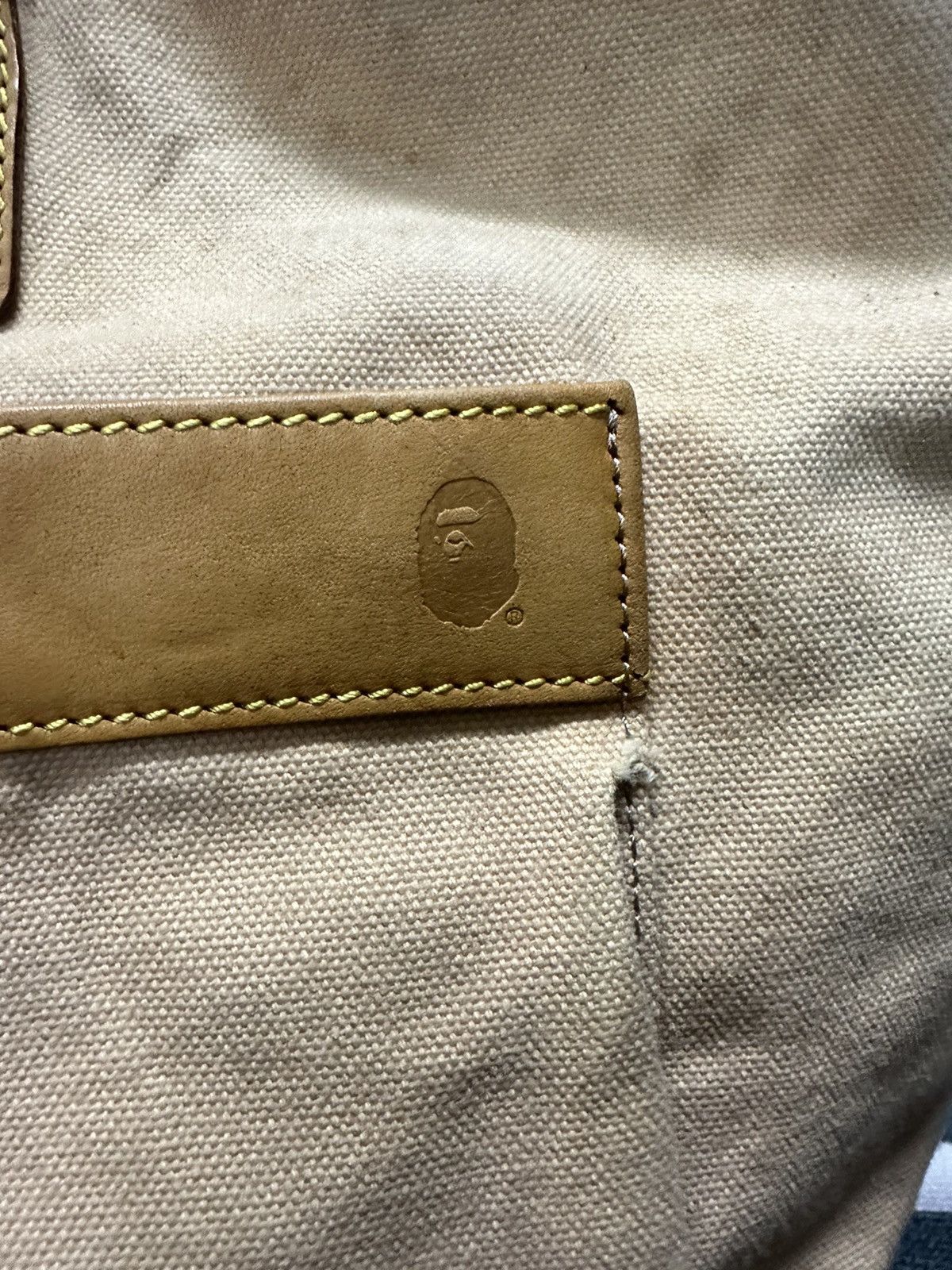 Bape A bathing ape canvas tote bag Size ONE SIZE - 9 Thumbnail