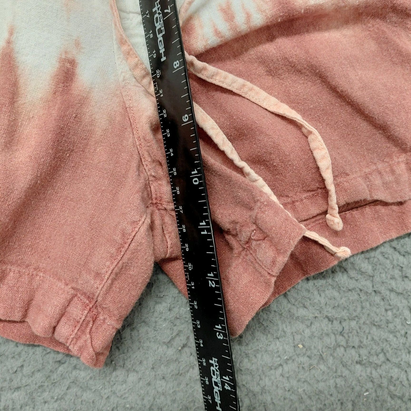 Old Navy Old Navy Shorts Women’s Size S Peach Tie Dye Linen Elastic Waist Casual Cute Bohemian Colorful Size 28" / US 6 / IT 42 - 5 Thumbnail