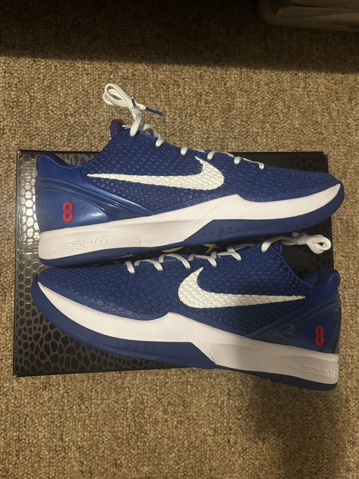 Nike Kobe 6 Protro "Dodgers" Size US 12 / EU 45 - 1 Thumbnail