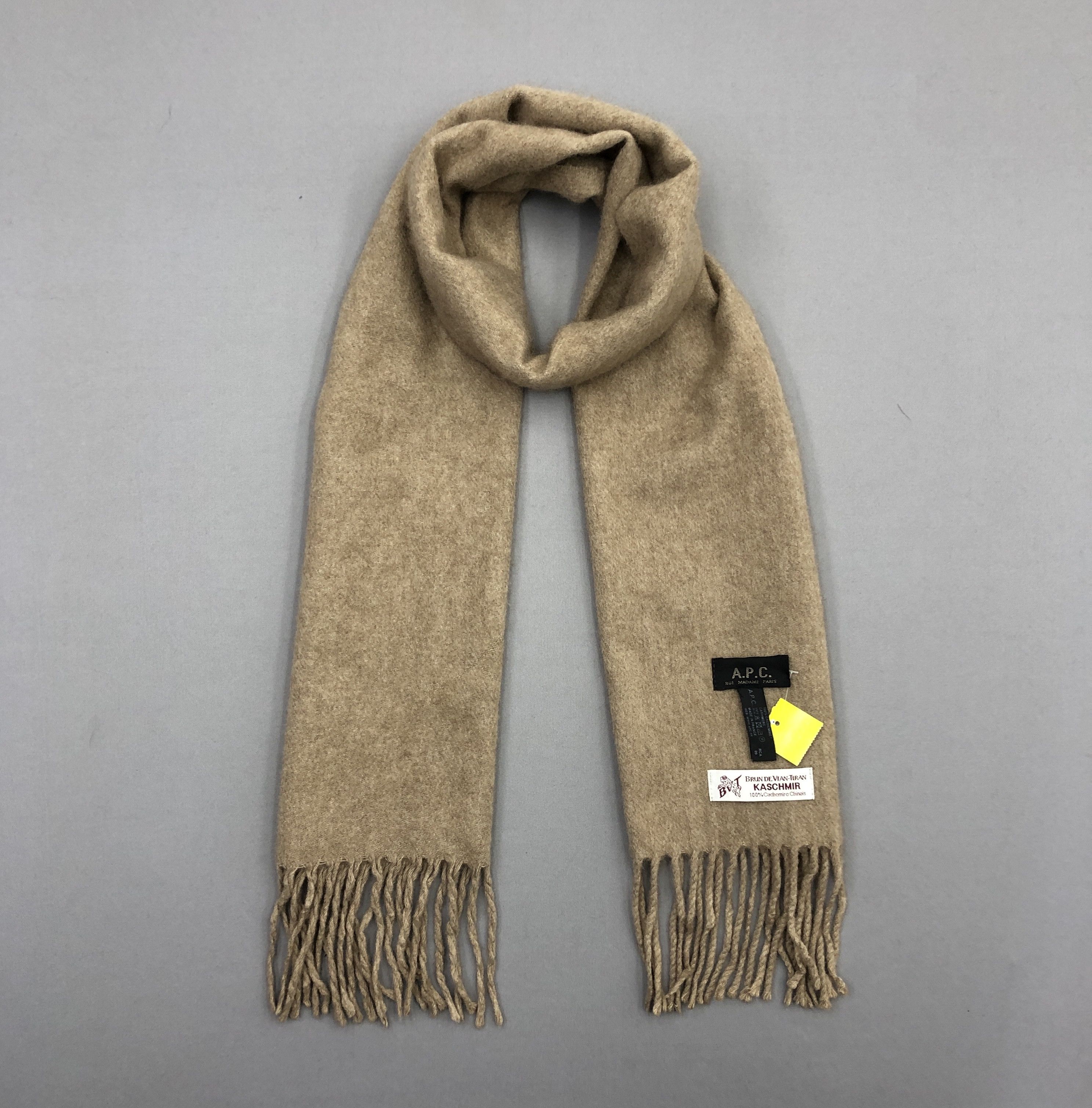 A.P.C. × Vintage Vintage Y2K A.P.C Scarf Muffler APC Wool Scarves Size ONE SIZE - 1 Thumbnail