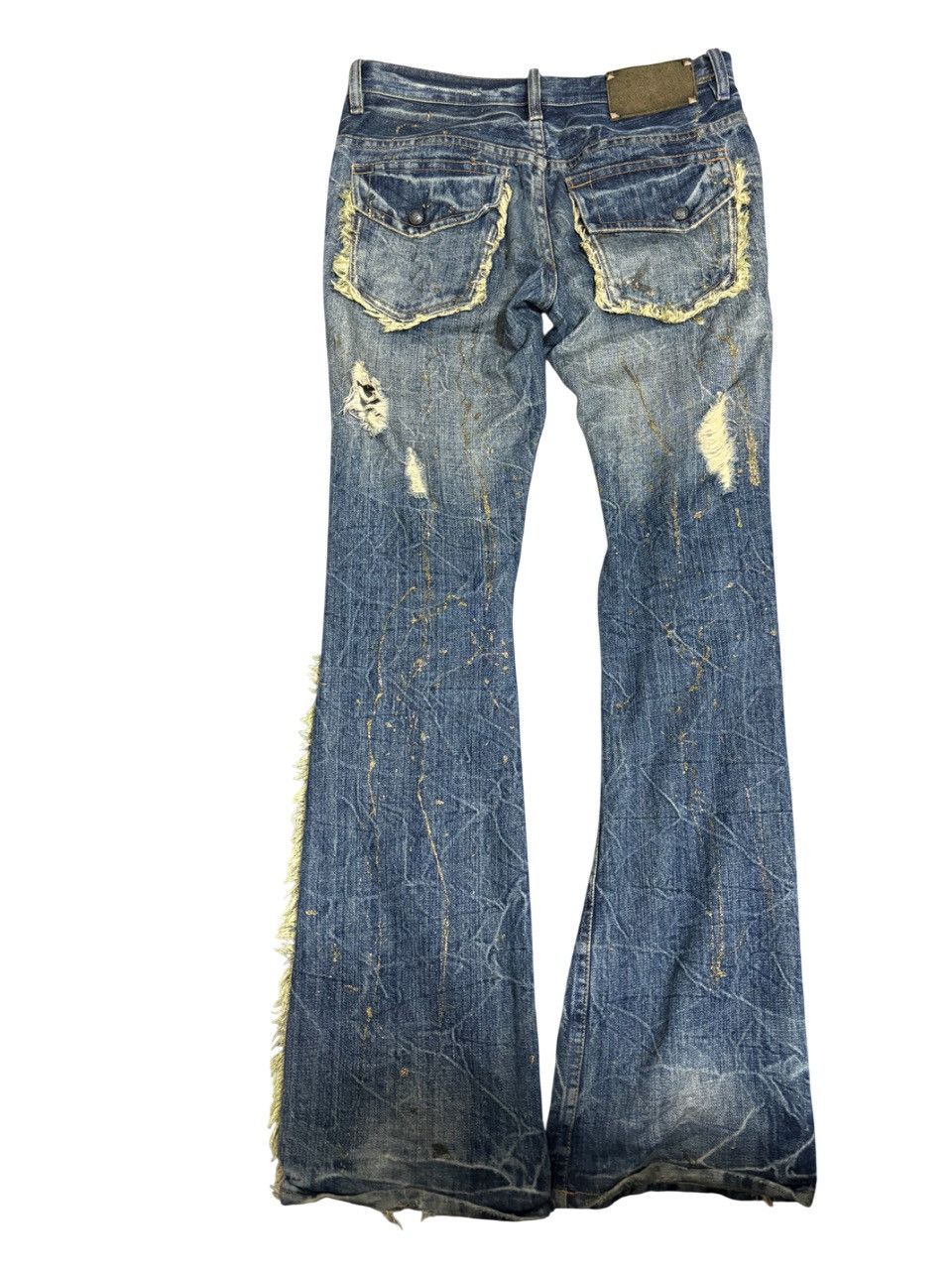If Six Was Nine MIDAS Japanese Label Lurex Glitter Pants 00s Archive Size 30 Size US 30 / EU 46 - 2 Thumbnail