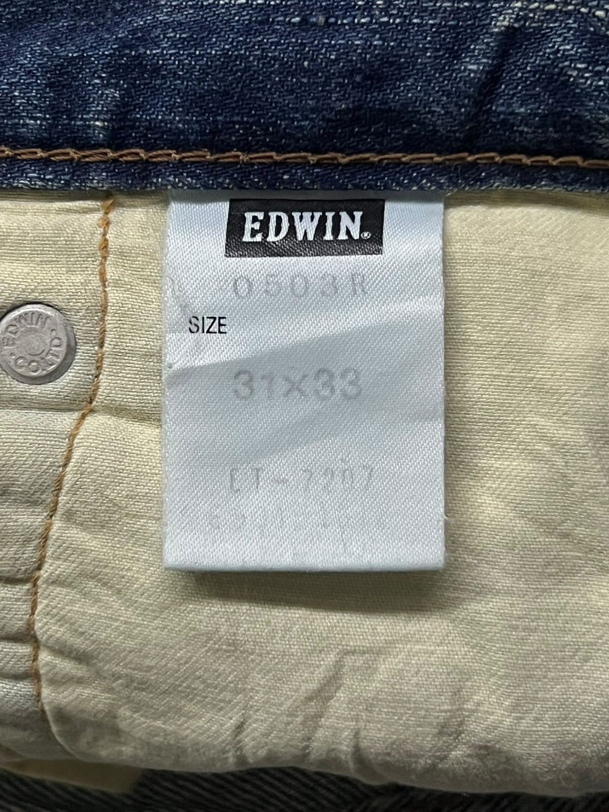 Edwin Vintage Edwin 503R Japan - Faded Wash, Distressed Denim Size US 34 / EU 50 - 13 Thumbnail