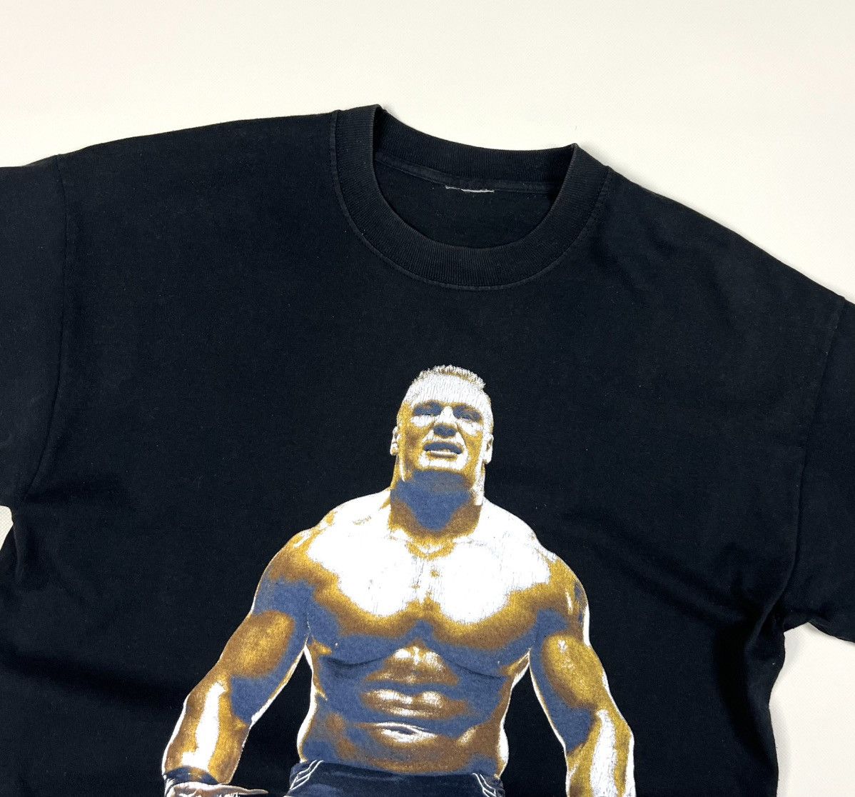 Vintage × WWE × WWF Vintage WWE Brock Lesnar European Tour 2002 WWE T Shirt M/L Size US M / EU 48-50 / 2 - 4 Thumbnail