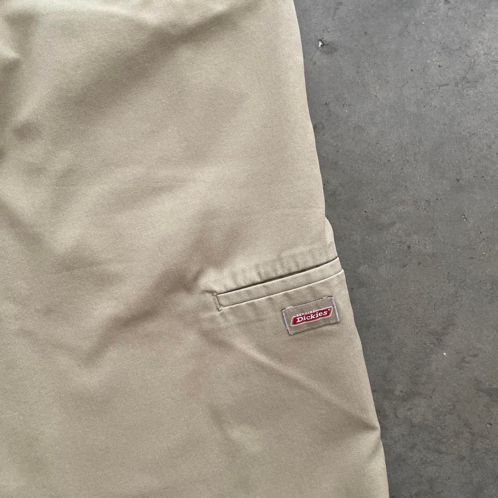 Dickies Dickies Khaki Flat Front Work Shorts Size US 36 / EU 52 - 6 Thumbnail