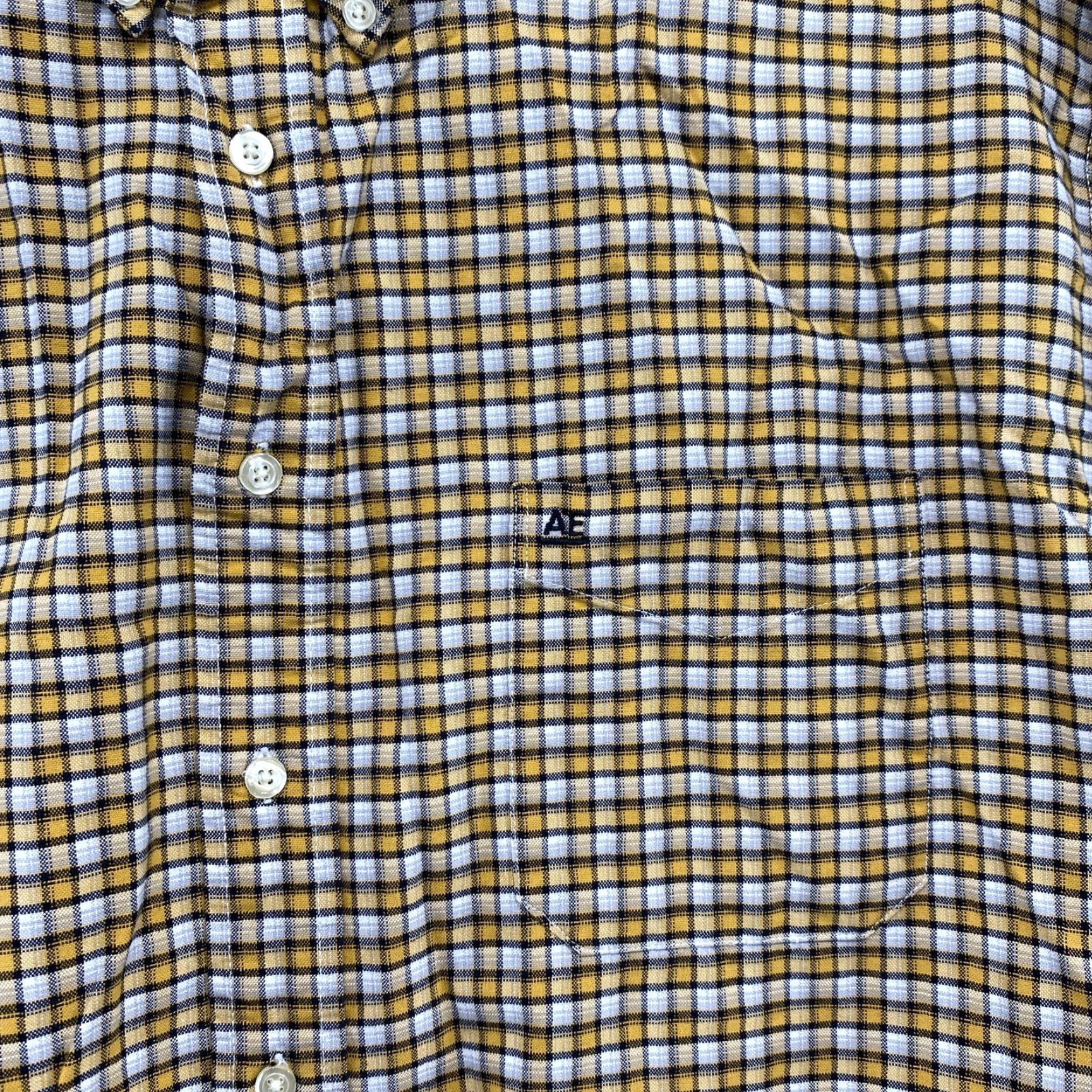 American Eagle Outfitters American Eagle Outfitters Shirt Mens Rugged Oxford Plaid 2XL Multicolor Long Sleeve Button-Up Size US XXL / EU 58 / 5 - 2 Thumbnail