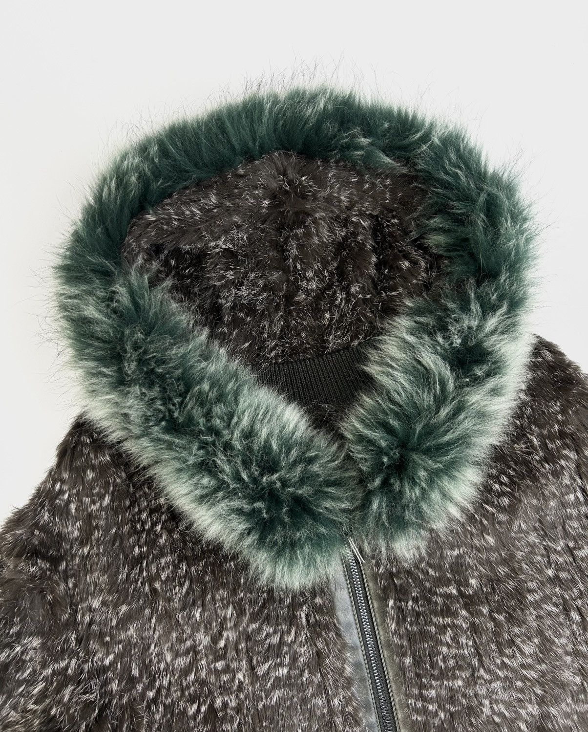 TWINSET × Vintage rare Twin Set Simona Barbieri Fur Cardi Coat Avant Garde Size M / US 6-8 / IT 42-44 - 4 Thumbnail