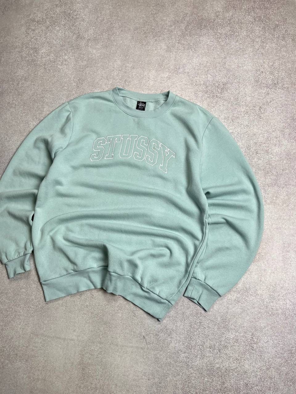 Stussy × Vintage Vintage Stussy Spellout Boxy Sweatshirt M Size US M / EU 48-50 / 2 - 2 Thumbnail