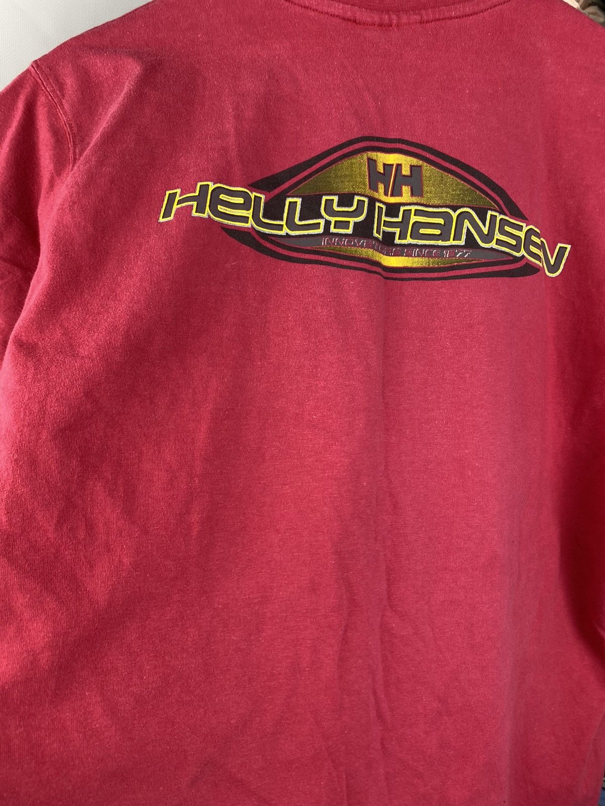 Helly Hansen × Vintage 🔥Vntg Helly Hansen Red Shirt Cyber Logo Opium Tee mens Size US S / EU 44-46 / 1 - 9 Thumbnail
