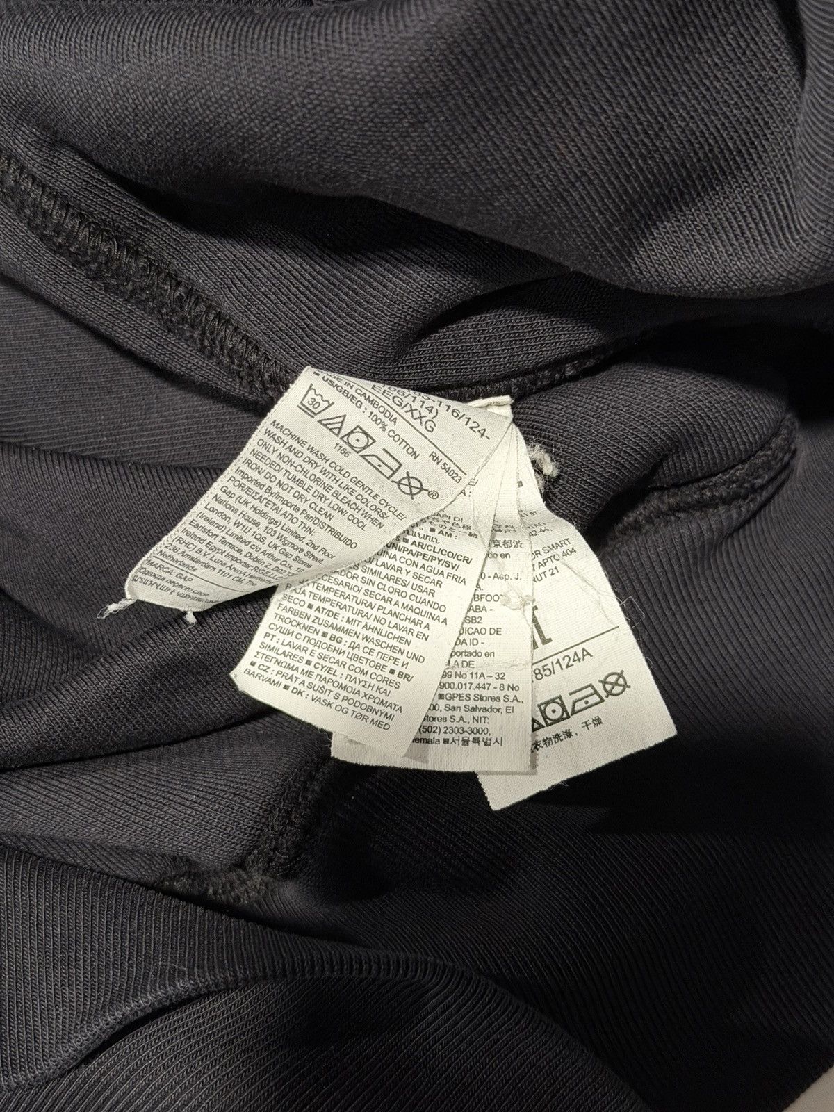 Gap × Yeezy Yeezy Gap Kanye West Black Double Layered Perfect Hoodie XXL Size US XXL / EU 58 / 5 - 9 Thumbnail