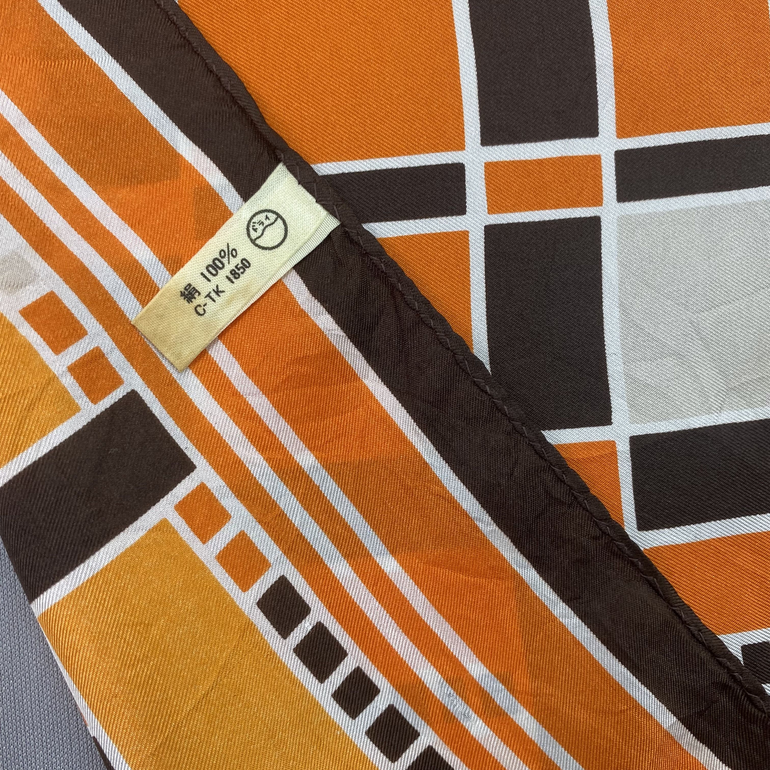 Japanese Brand Vintage Jan Chol SILK Scarf Twill Stole Wraps Scarves Size ONE SIZE - 10 Thumbnail