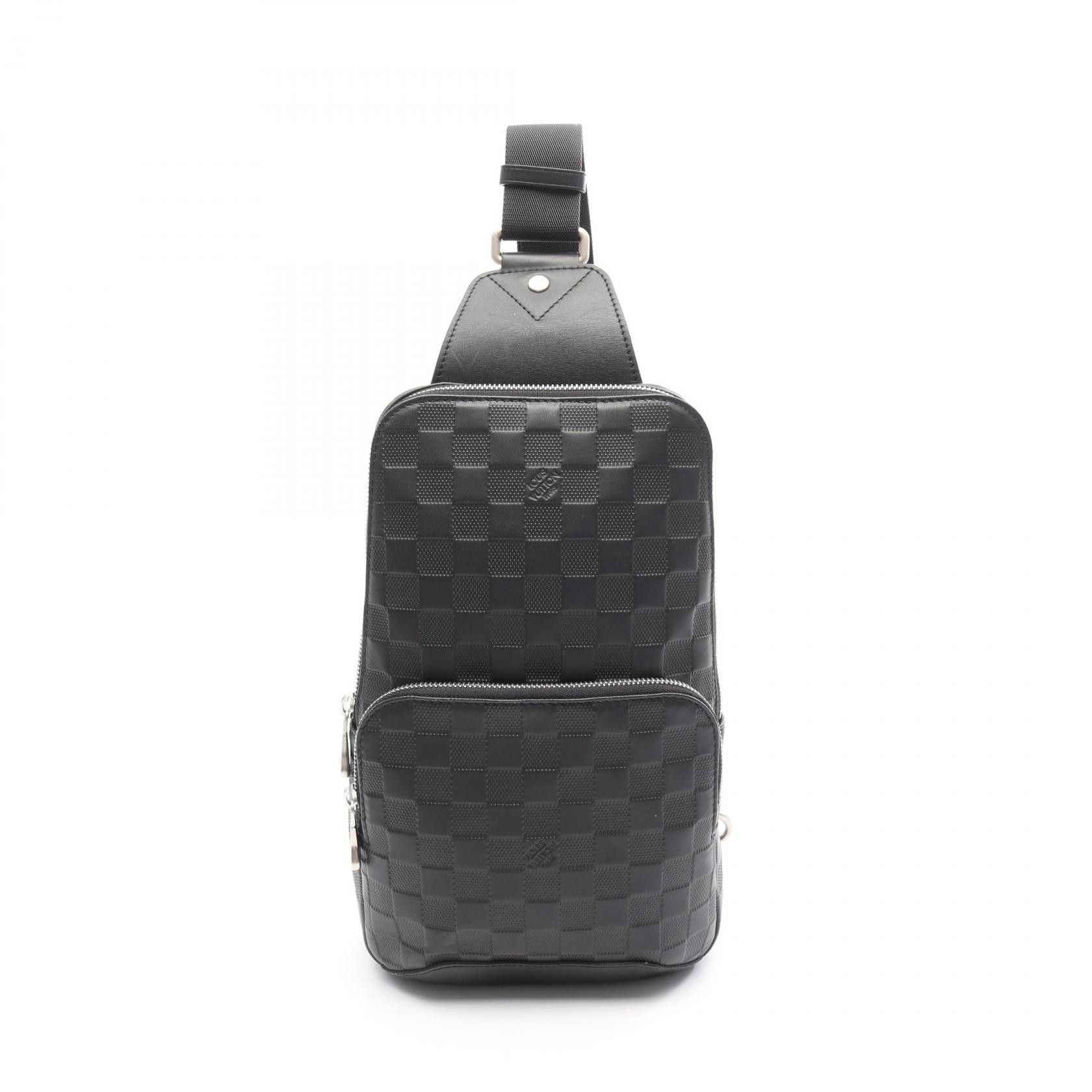 Louis Vuitton Louis Vuitton Louis Vuitton Avenue Sling Bag Damier Infini Shoulder Bag Leather Crossbody Bag N41720 Size ONE SIZE - 1 Thumbnail