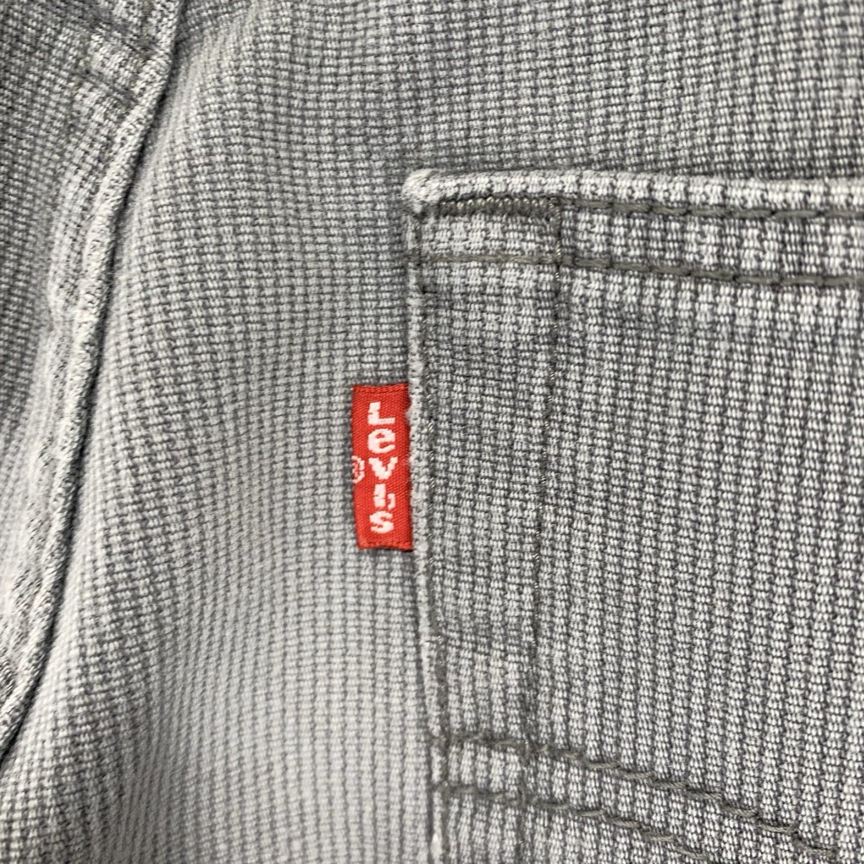 Levi's Levi's Women's Corduroy Pants Slim Straight High Rise Gray 30 Regular Casual City Boho Grunge 100% Cotton Size 30" / US 8 / IT 44 - 3 Thumbnail