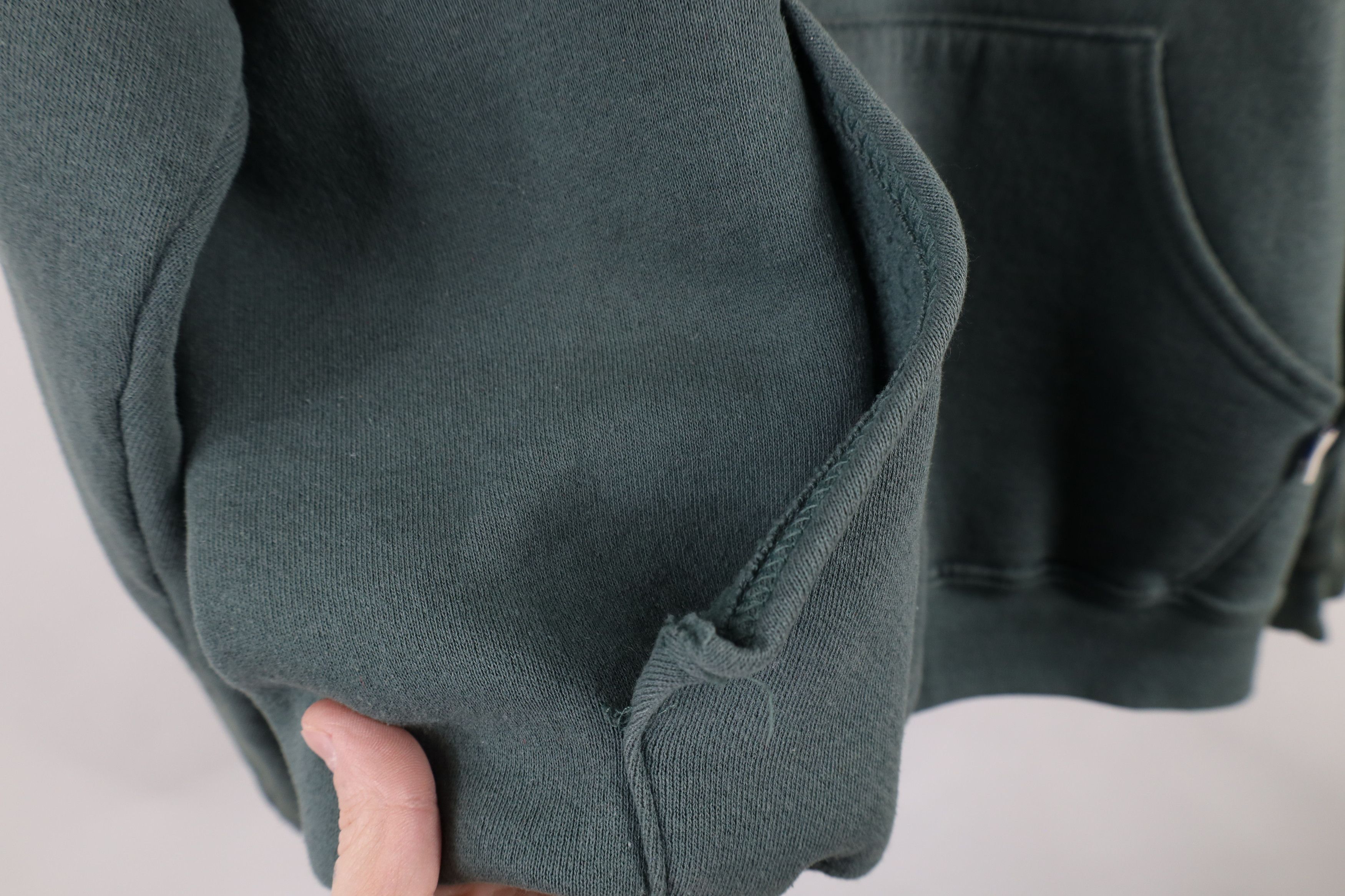 Russell Athletic × Vintage Vintage 90s Russell Athletic Hoodie Sweatshirt Light Green Size US L / EU 52-54 / 3 - 5 Thumbnail