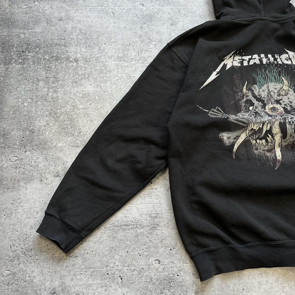 Band Tees Metallica Black Cotton Full Zip Big Logo Hoodie Size US L / EU 52-54 / 3 - 8 Thumbnail