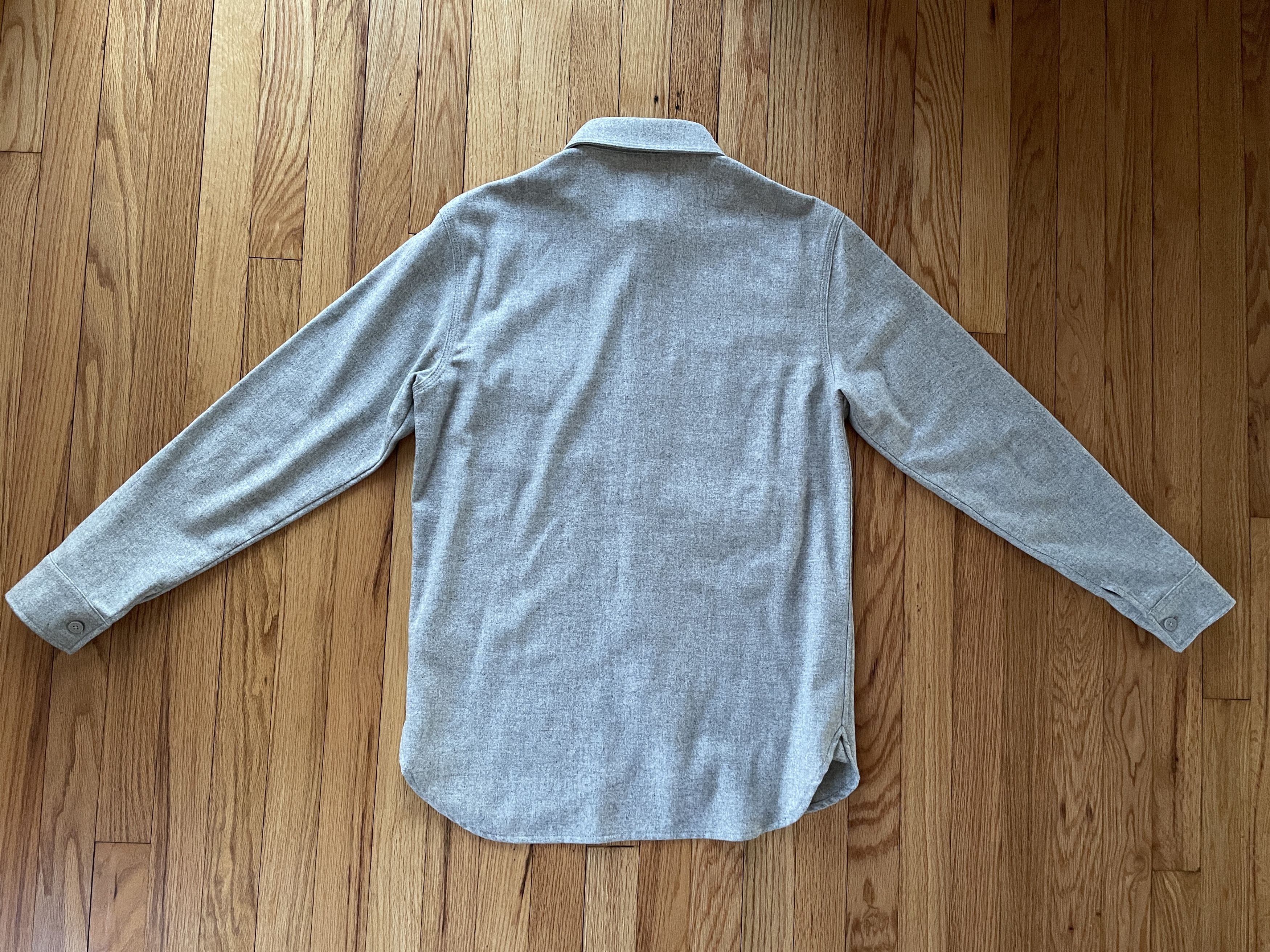 Han Kjobenhavn Han Kjobenhavn heather grey wool blend overshirt Size US S / EU 44-46 / 1 - 2 Thumbnail