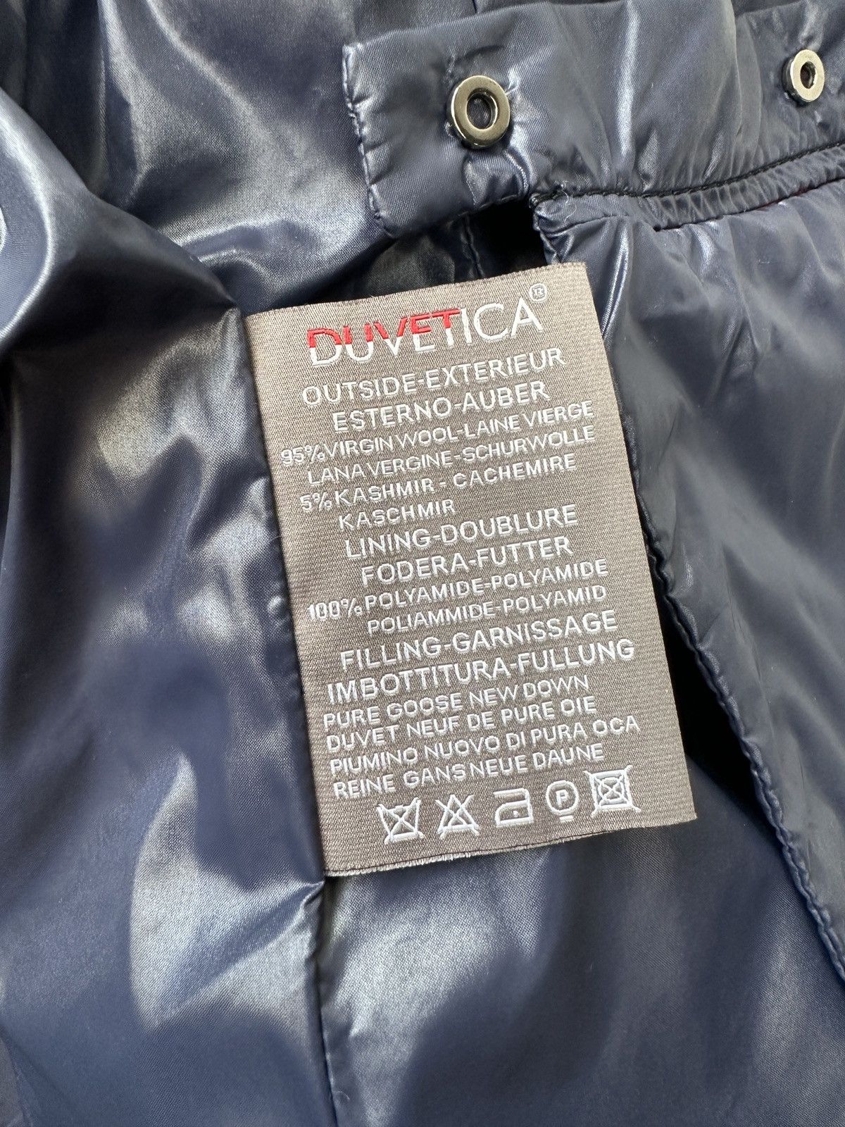Duvetica DUVETICA Wool Cashmere Goose Down Parka Coat Jacket Women’s Size L / US 10 / IT 46 - 16 Thumbnail