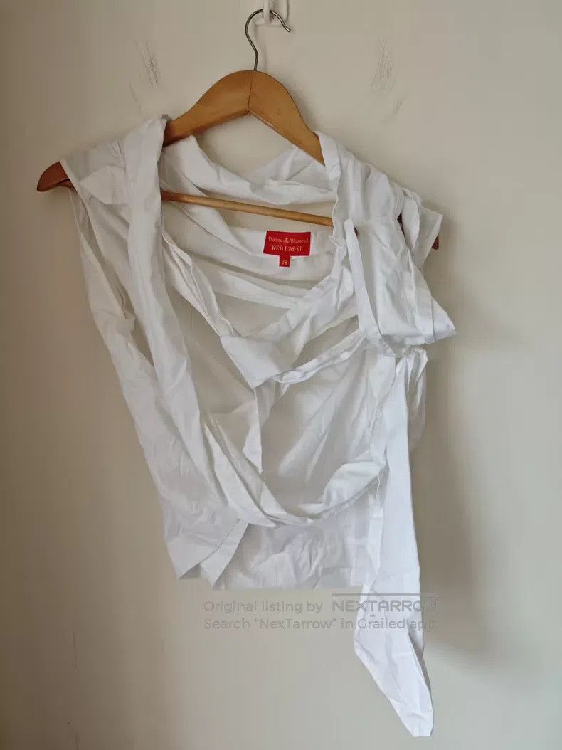 Vivienne Westwood Vivienne Westwood Asymmetric Scarf Top Size XS / US 0-2 / IT 36-38 - 3 Thumbnail