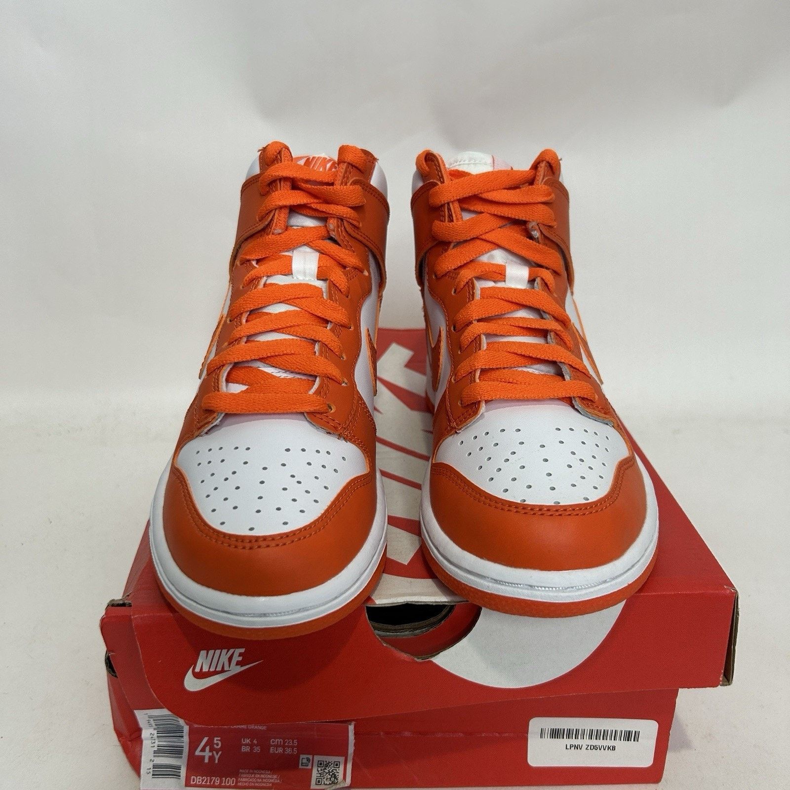 Nike Nike Dunk High SP Retro GS “Syracuse” 2021 DB2179-100 Size US 6 / IT 36 - 2 Thumbnail