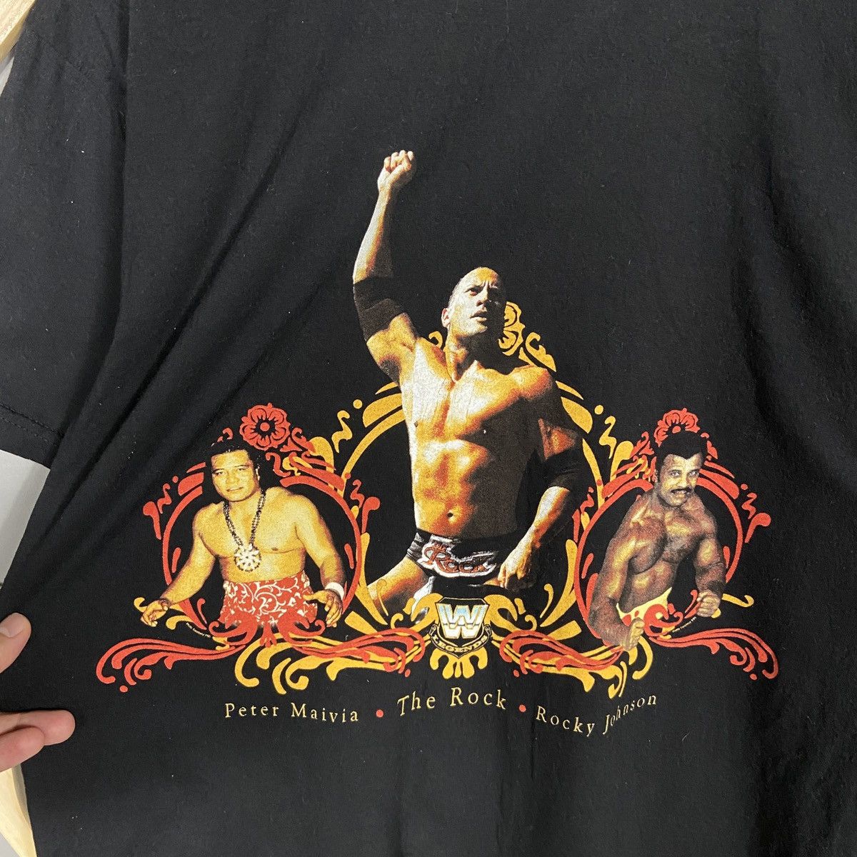 Vintage × WWE × WWF Vintage WWE Three Generations of Laying the Smack Down Size US M / EU 48-50 / 2 - 4 Thumbnail