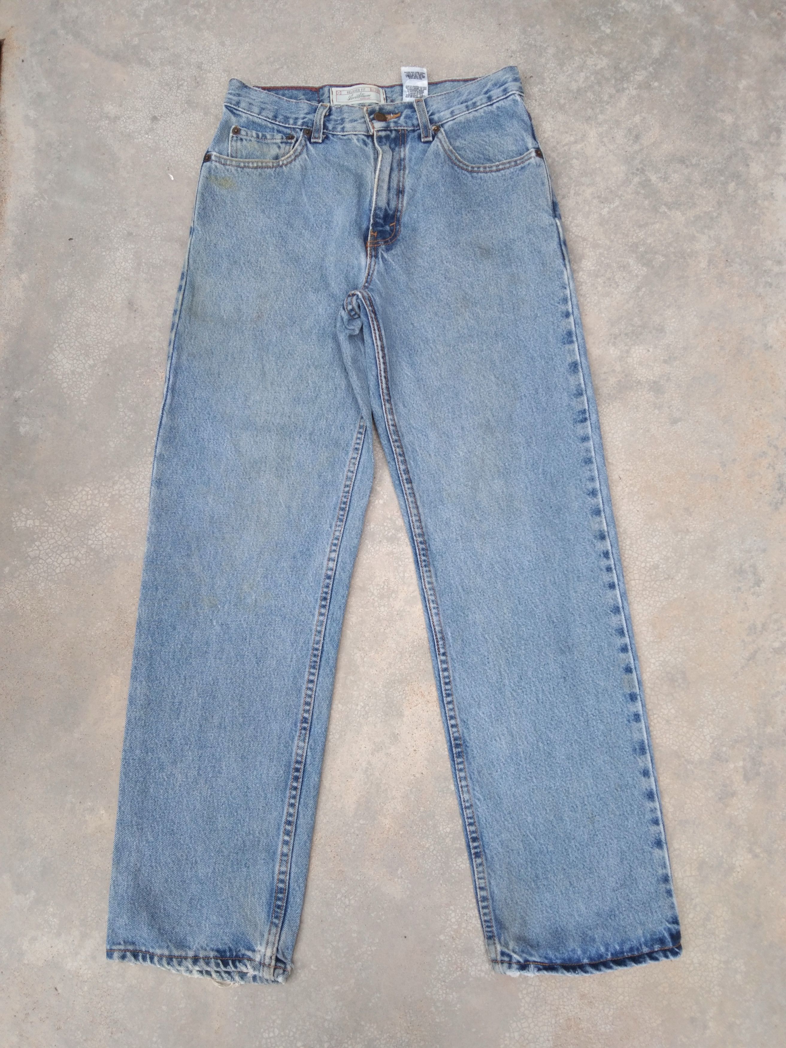 Levi's Vintage Levi's Signature Relaxed Straight Leg Jeans 29x30 Size US 29 - 1 Thumbnail