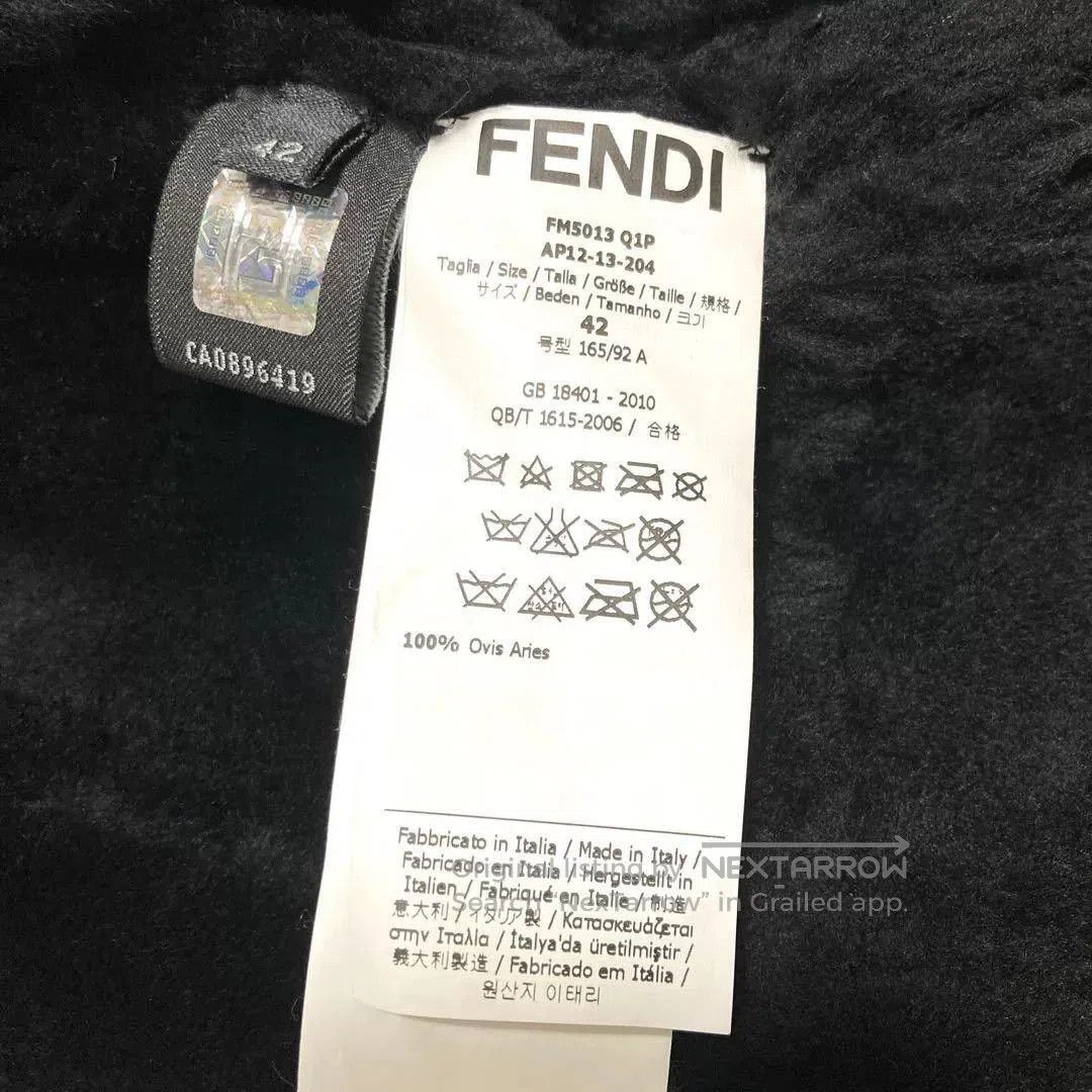 Fendi FENDI Sheepskin Leather Jacket. Size US XS / EU 42 / 0 - 9 Thumbnail