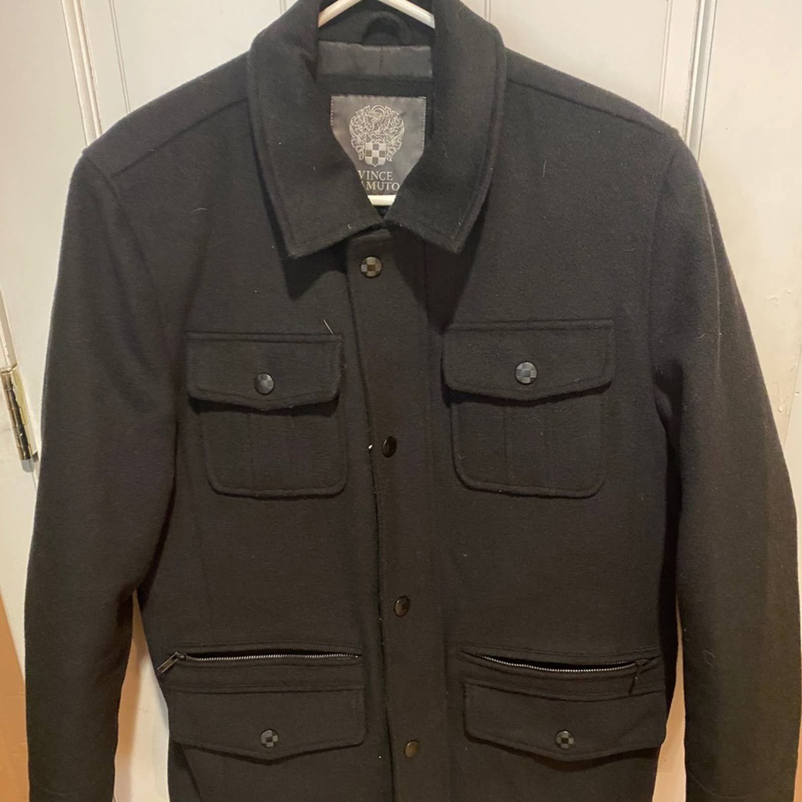 Vince Camuto Vince Camuto Black Zip Up Jacket / Coat Size Medium Size US M / EU 48-50 / 2 - 1 Preview