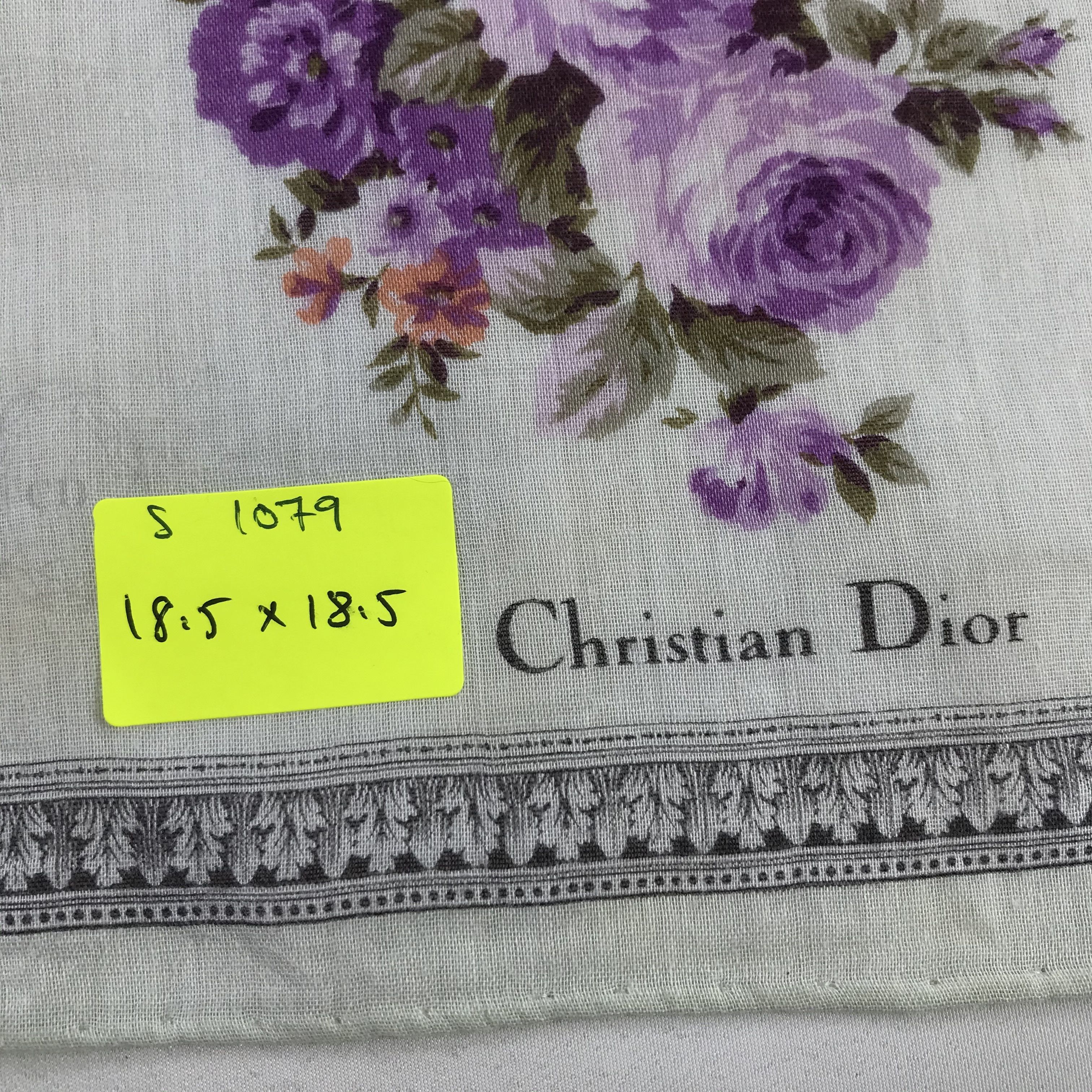 Christian Dior Monsieur × Vintage Christian Dior Bandana / Handkerchief / Neckerchief - S1079 Size ONE SIZE - 5 Thumbnail
